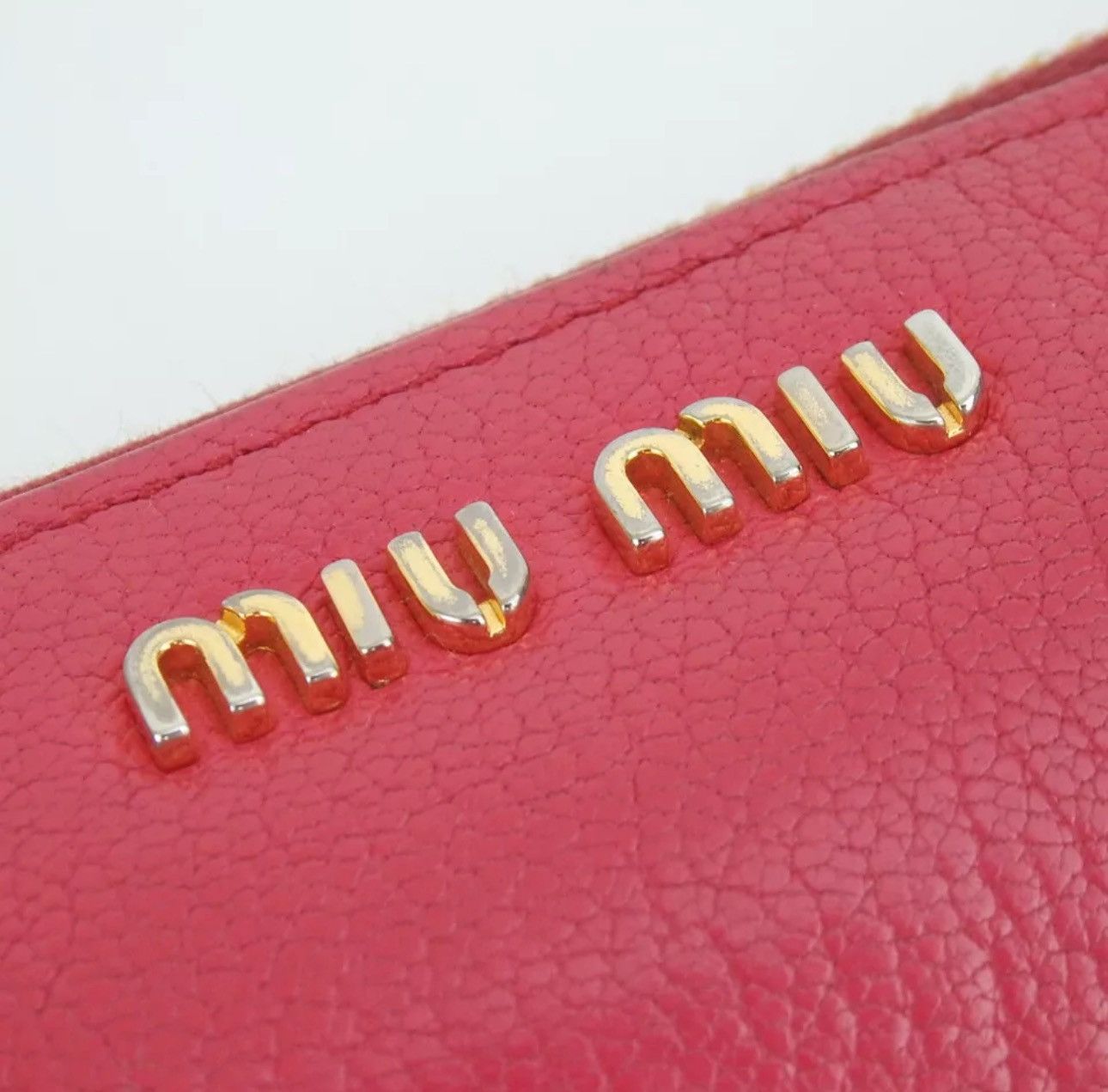 Miu Miu Authentic miu miu 5M0506 Zip around purse leather Size ONE SIZE - 9 Thumbnail