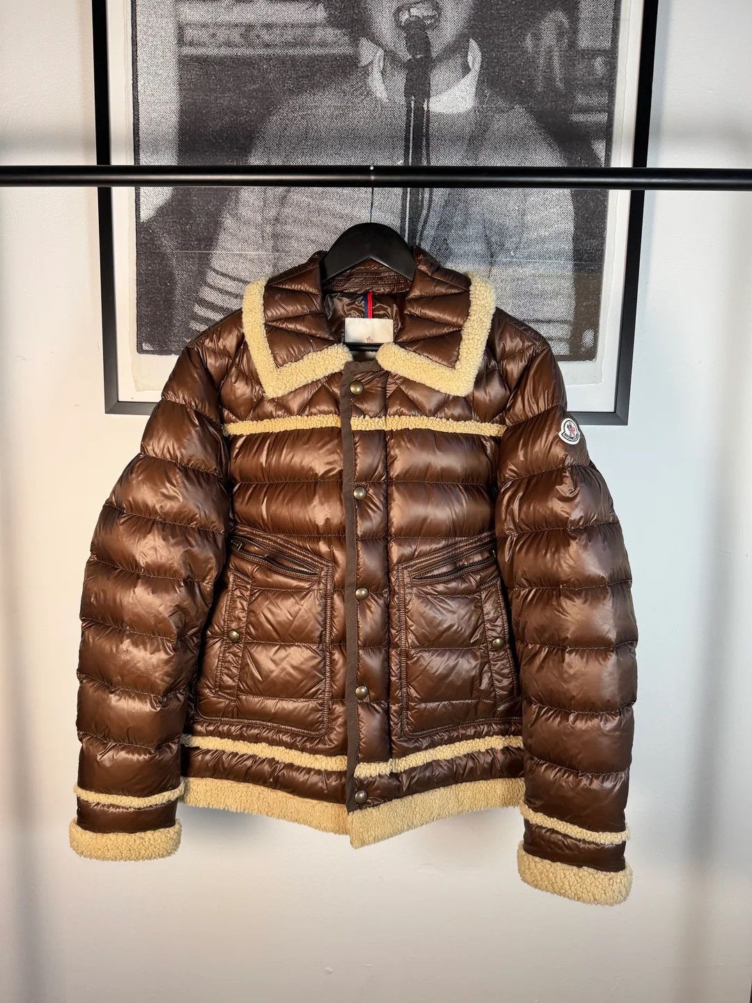 Moncler 🚭 GRAIL 🚭 CHIEF KEEF 2012 BROWN GIUBOTTO SHEARLING Size US L / EU 52-54 / 3 - 6 Thumbnail
