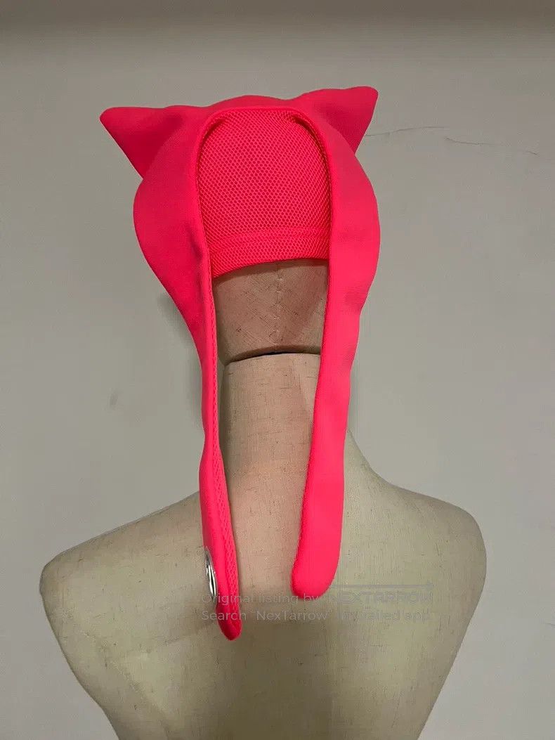 Japanese Brand Japanese Brand fotus Droopy Ear Hat, Hat, Fluorescent Pink Size ONE SIZE - 3 Thumbnail