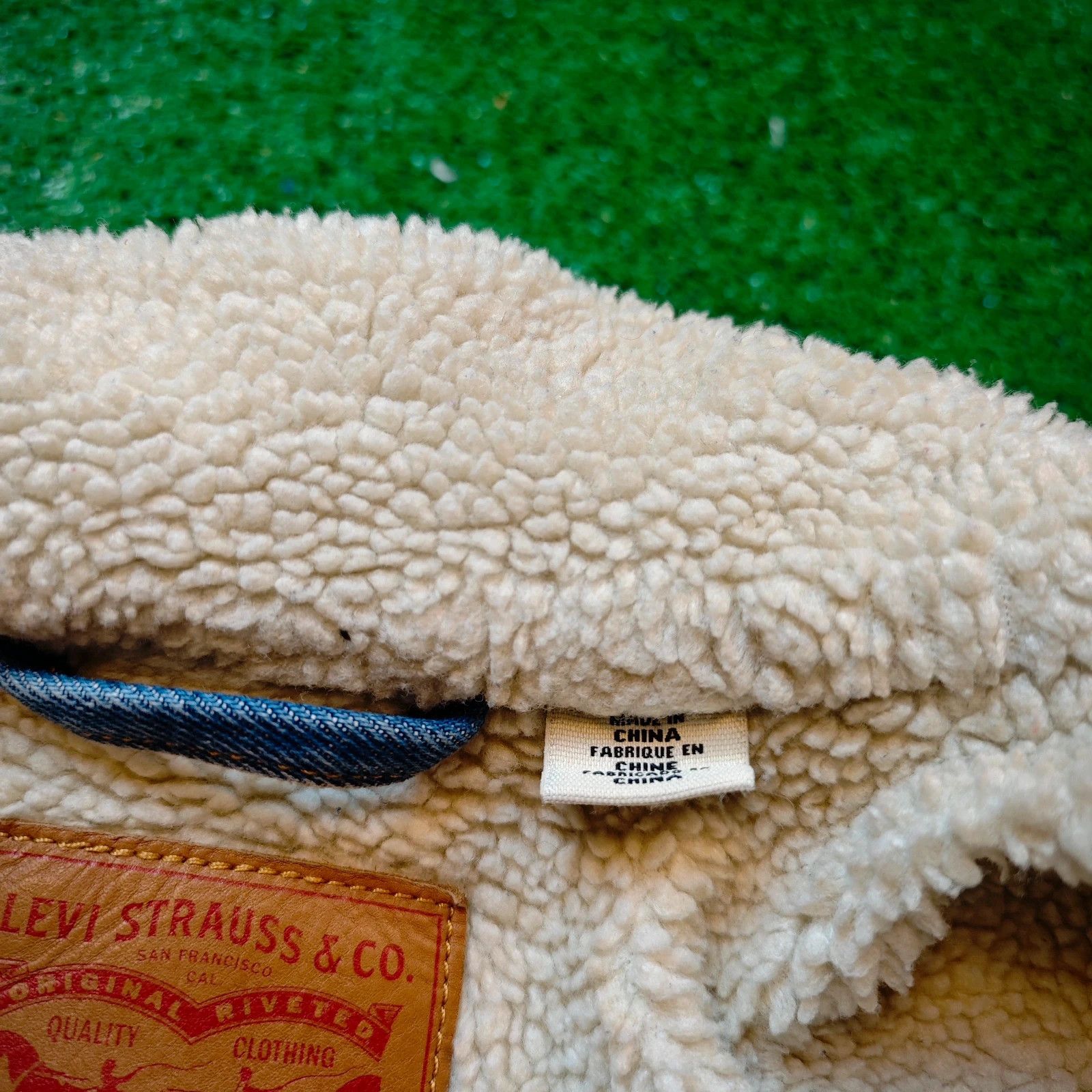 Levi's Levi's Denim Sherpa Jacket Womens S Collared Outdoors Trucke Size S / US 4 / IT 40 - 9 Thumbnail