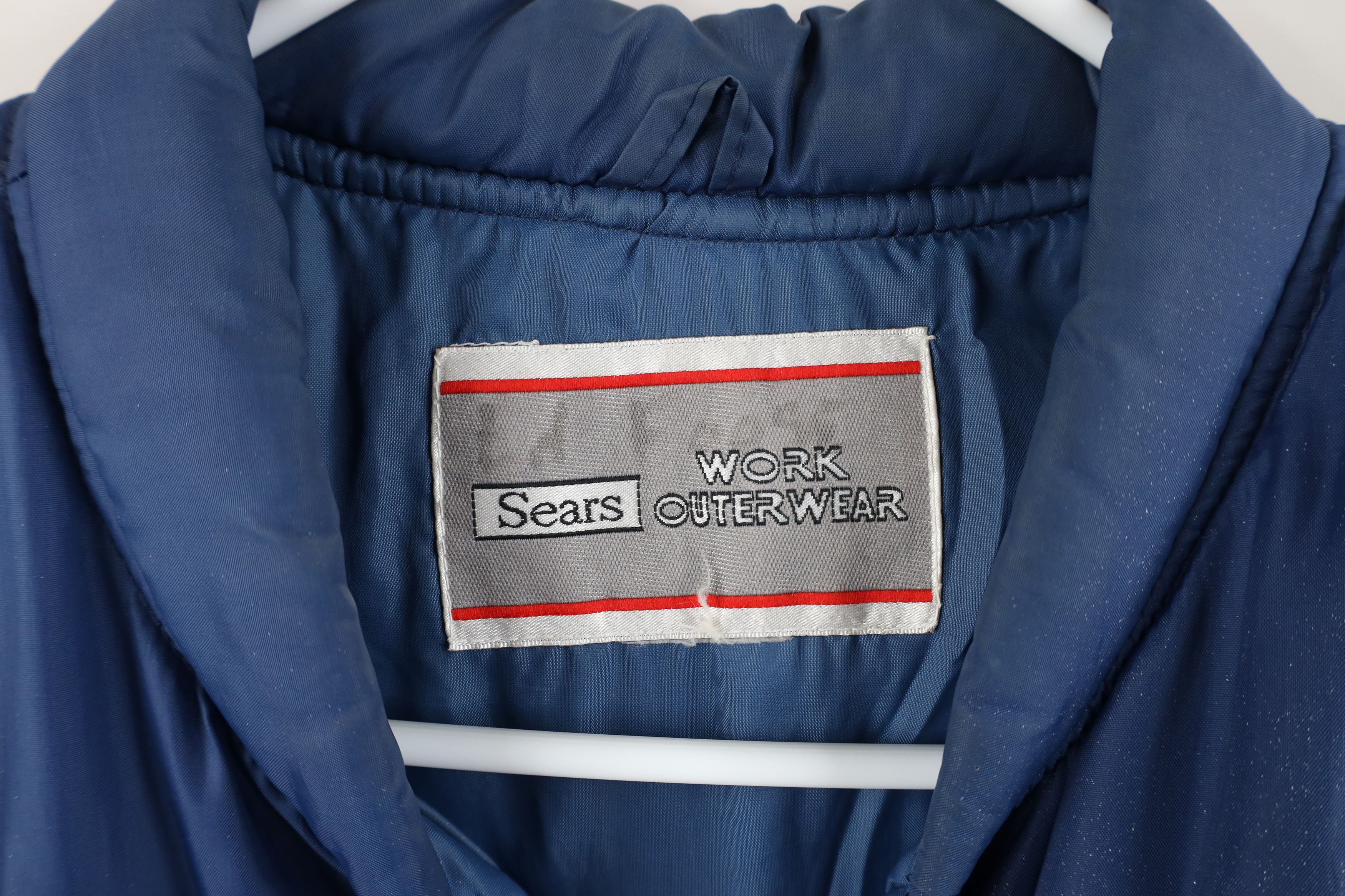 Vintage Vintage 70s Streetwear Full Button Puffer Vest Jacket Blue Size US XL / EU 56 / 4 - 7 Thumbnail