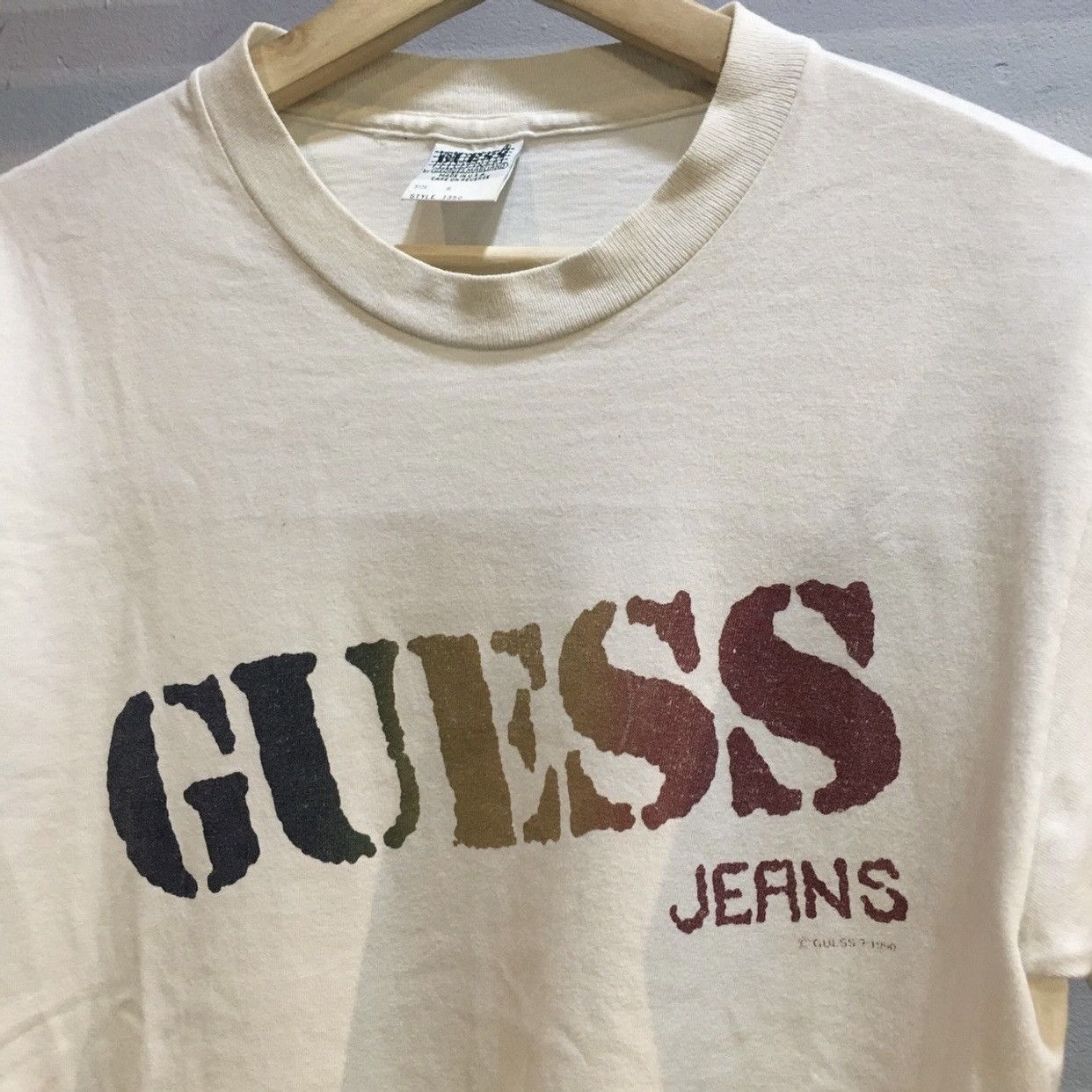 Georges Marciano × Guess × Vintage Vintage 90s GUESS By Georges Marciano T-Shirts Size US S / EU 44-46 / 1 - 3 Thumbnail
