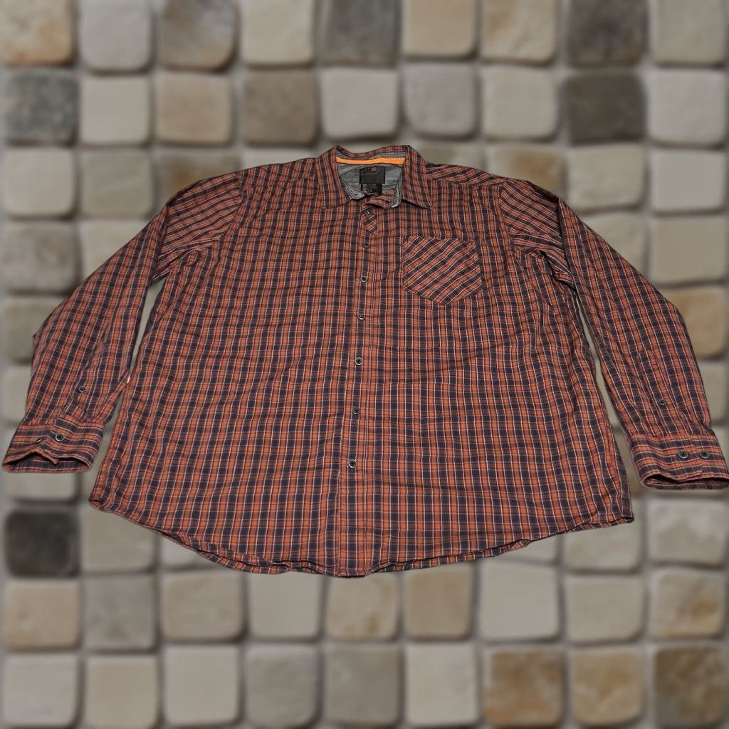 Vintage 511 Tactical Plaid Shirt Covert Flex Long Sleeve Snap Mens XL Red Size US XL / EU 56 / 4 - 1 Thumbnail