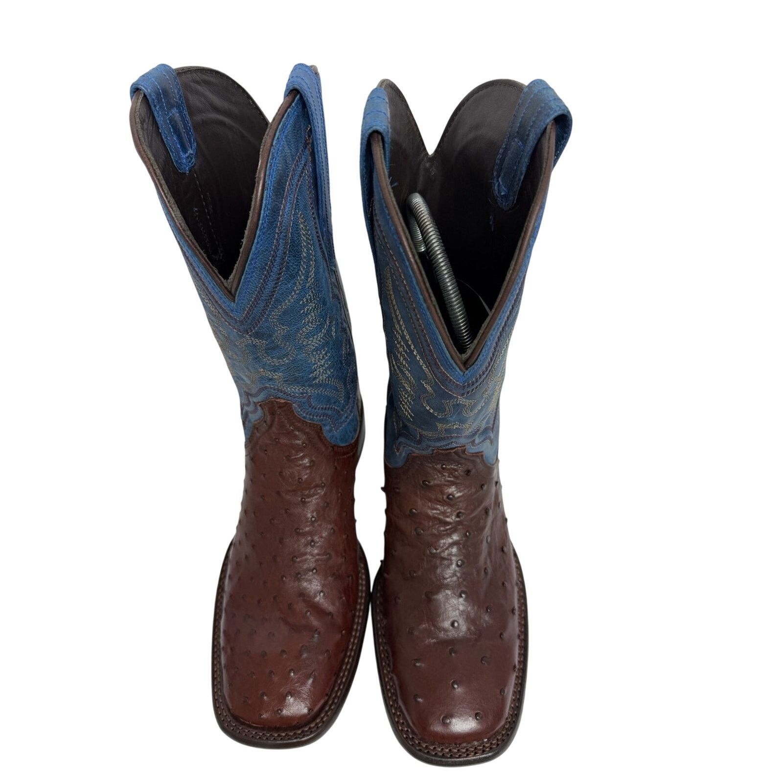 Tecovas NEW TECOVAS THE EMMITT II HAZELNUT QUILL OSTRICH BOOTS READ Size US 9 / EU 42 - 5 Thumbnail