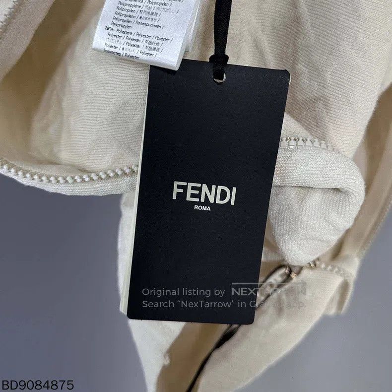 Fendi Fendi Embroidered logo maxi dress with relief design Size XS / US 0-2 / IT 36-38 - 5 Thumbnail