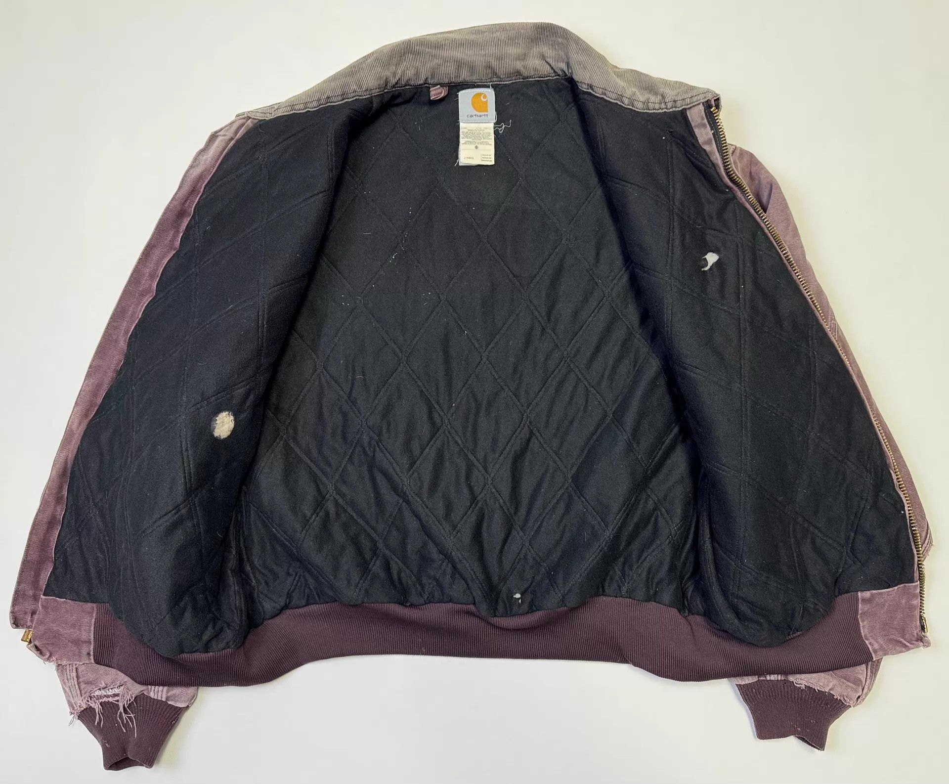 Carhartt Vintage Carhartt J14 Burgundy XXL Jacket 1999 Size US XXL / EU 58 / 5 - 4 Thumbnail
