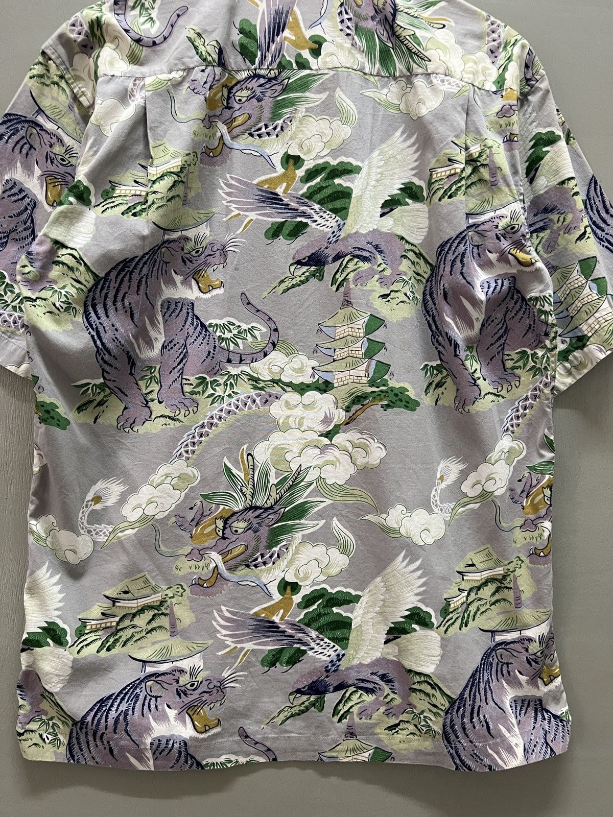 KAVU Vintage Kavu Tiger Print Hawaiian Shirt Size US S / EU 44-46 / 1 - 9 Thumbnail