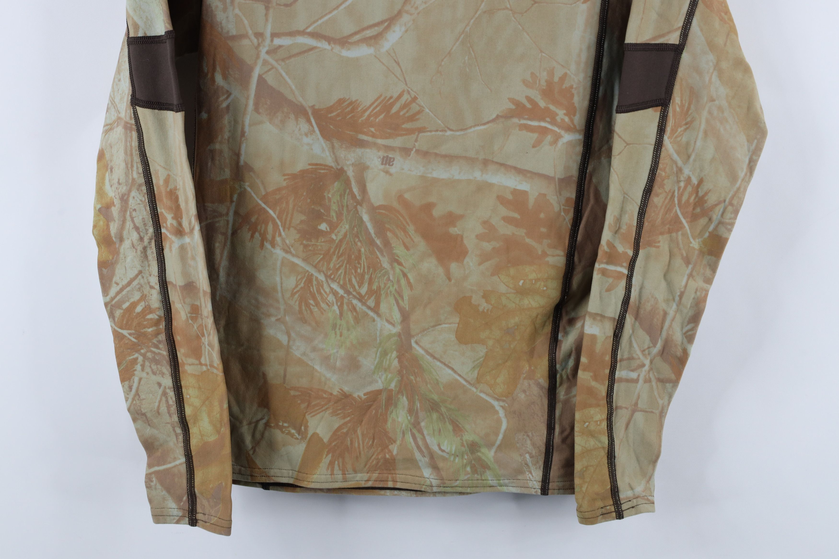 Under Armour × Vintage Vintage Under Armour Tactical Camouflage Mock Neck Shirt Size US L / EU 52-54 / 3 - 3 Thumbnail