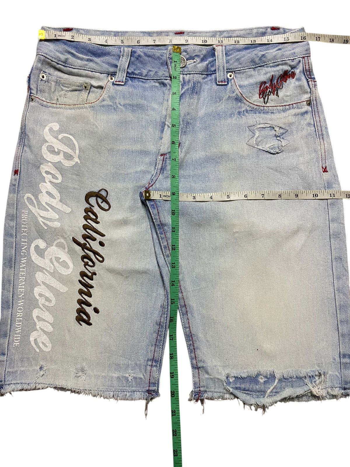Body Glove Y2K Body Glove California Strike Distressed Embroidery Short Size US 32 / EU 48 - 9 Thumbnail