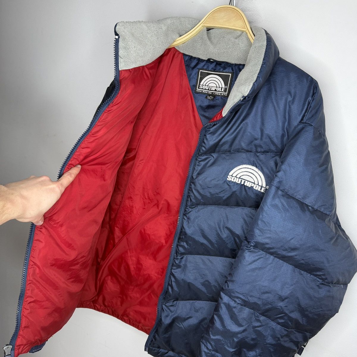 Southpole Vintage Southpole RN82628 Goose Down Jacket Size US L / EU 52-54 / 3 - 13 Thumbnail