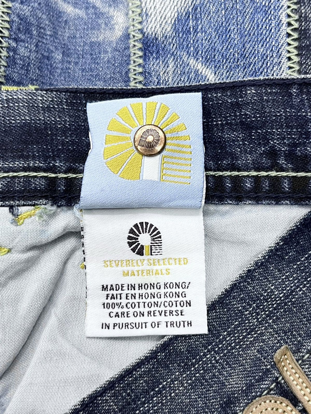 Akademiks AKADEMIKS Hybrid Vertical Spliced Atmosphere Acid WashJeans Size US 30 / EU 46 - 12 Thumbnail