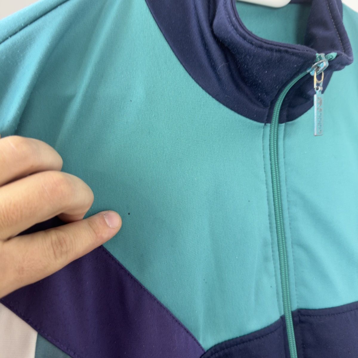 Adidas 90s Adidas Vintage Full Striped Rare Zip Vtg Boxy Fit Size US XL / EU 56 / 4 - 3 Thumbnail