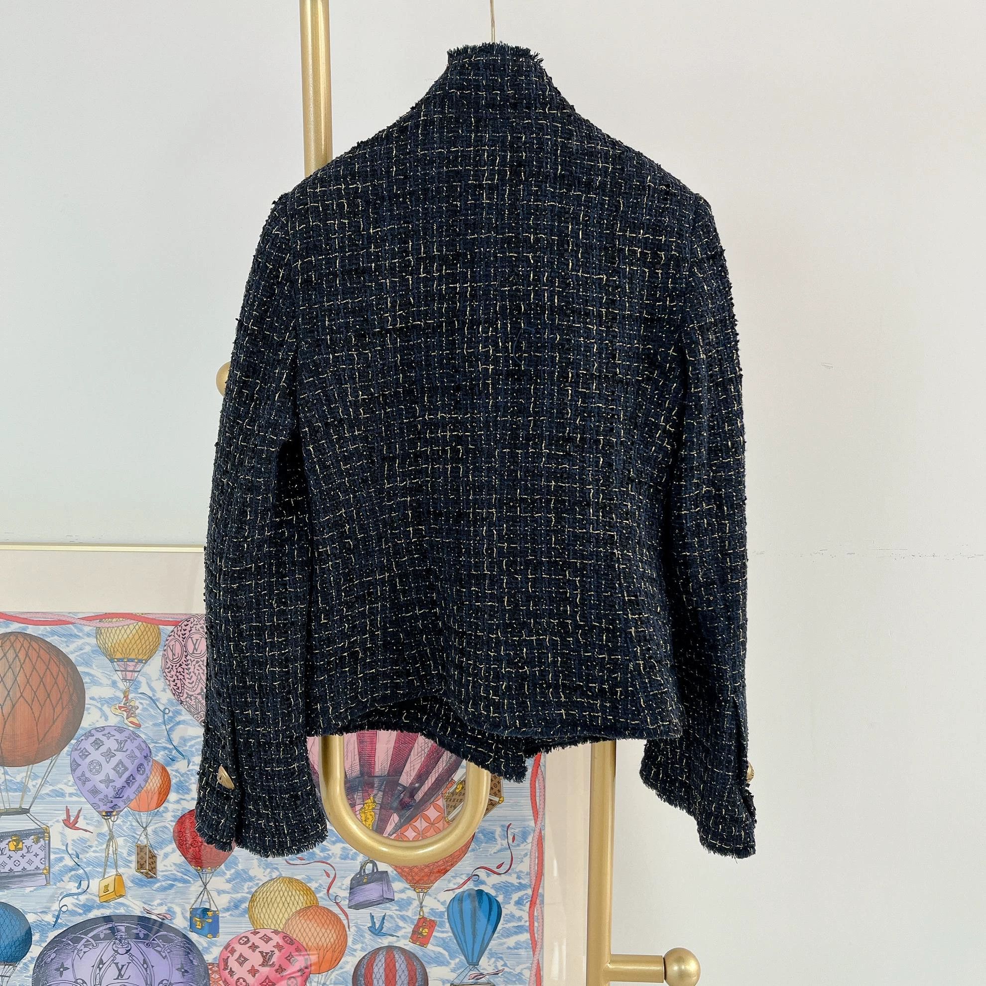 Pinko Pinko Navy Double Breasted Jacket F36 Size XS / US 0-2 / IT 36-38 - 2 Thumbnail