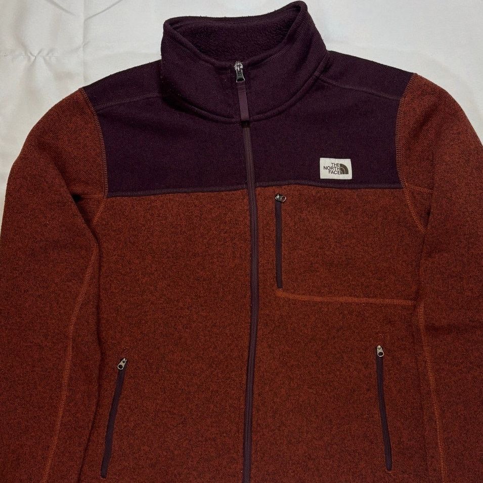 The North Face The North Face Full Zip Fleece Jacket Purple Brown Gorpcore Size US L / EU 52-54 / 3 - 1 Thumbnail