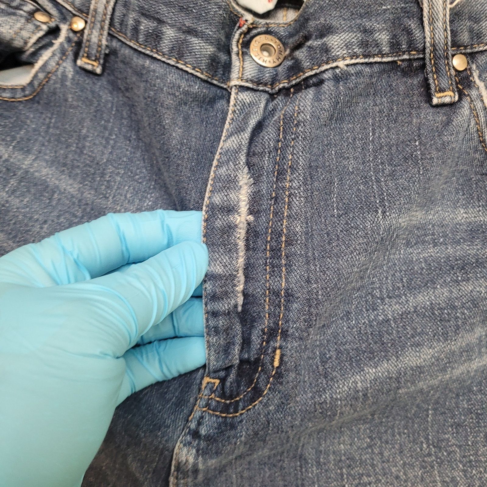 Tommy Hilfiger Y2K Tommy Hilfiger Boyfriend Jeans Womens 14L High Waisted Size 36" / US 14 / IT 50 - 4 Thumbnail
