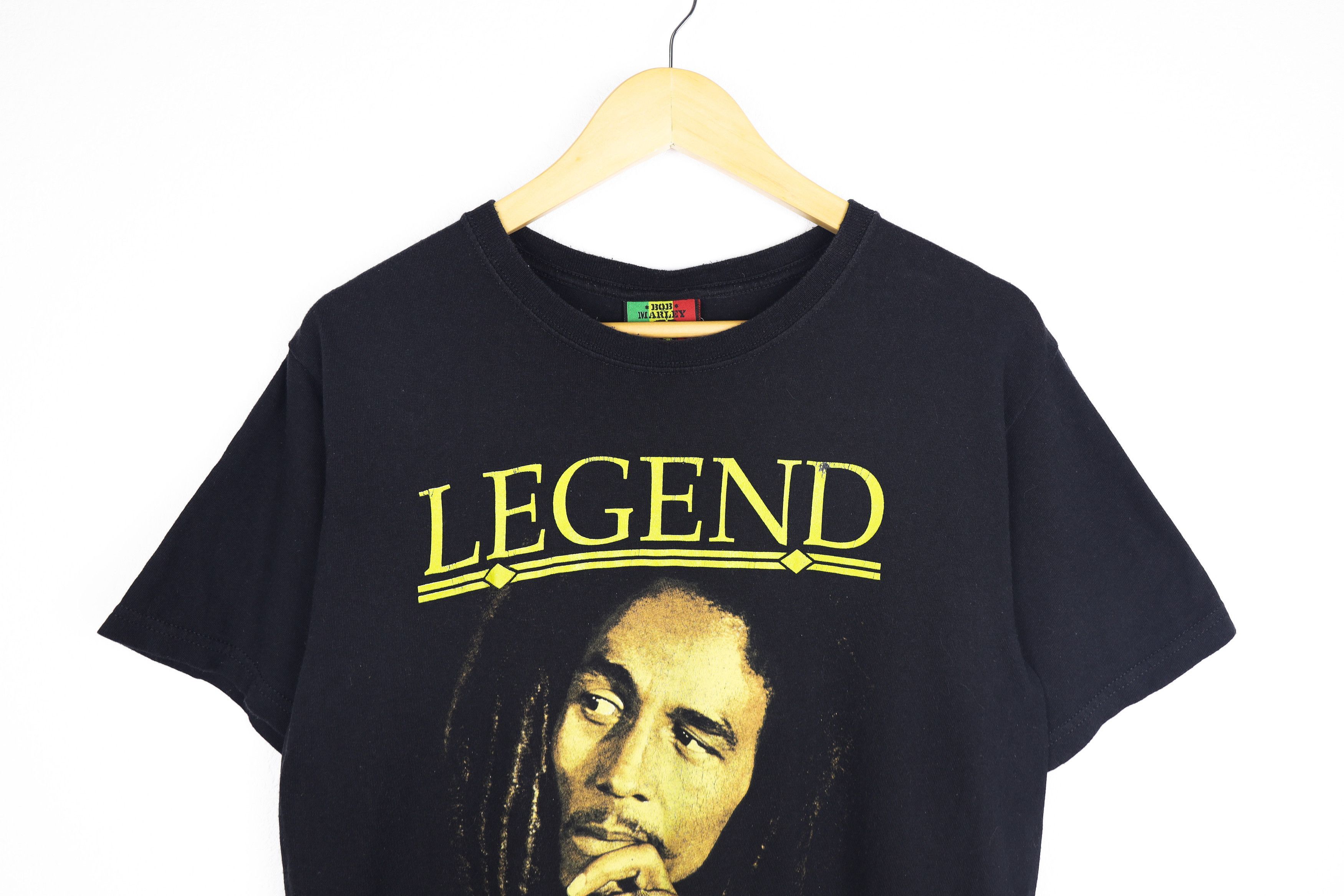 Bob Marley × Vintage Bob Marley Legend Jamaica 2005 Graphic Crew Tee T-shirt Size US M / EU 48-50 / 2 - 2 Thumbnail