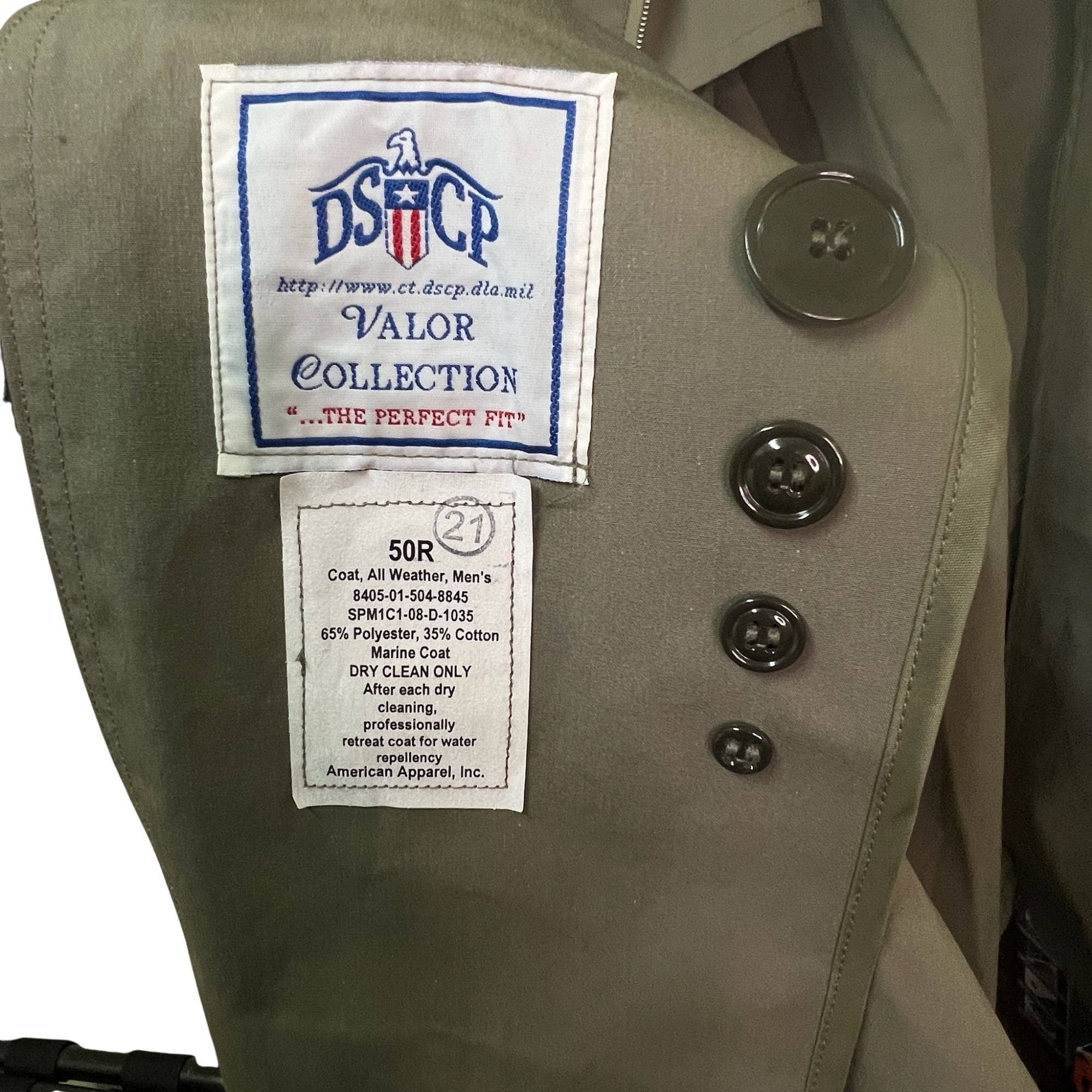 Other DSCP Khaki Double-Breasted Trench Coat With Belted Waist & E Size M / US 6-8 / IT 42-44 - 9 Thumbnail