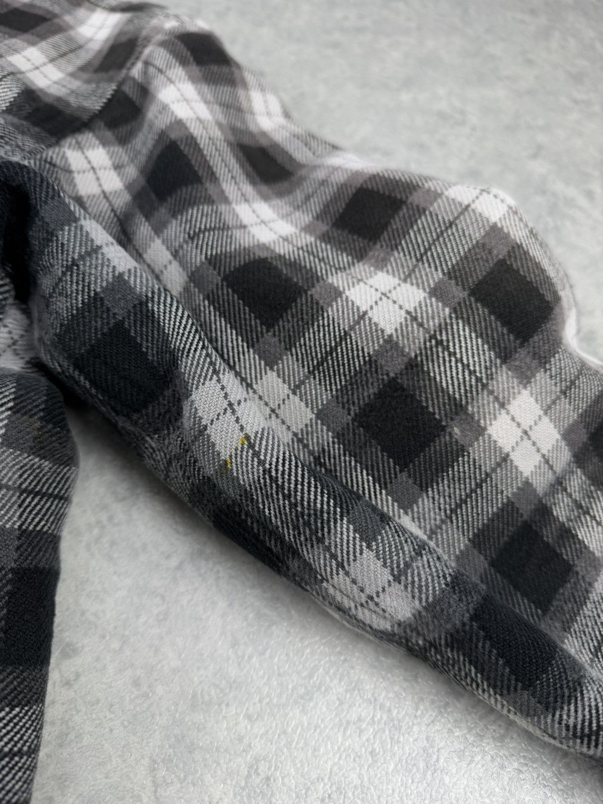 Iron Heart Iron Heart Heavy Flannel Zip Jacket Black Grey Check Size M Size US M / EU 48-50 / 2 - 25 Thumbnail