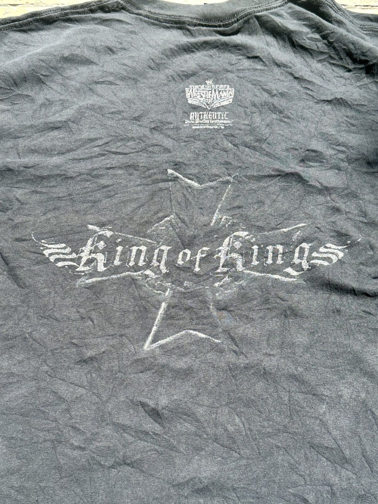 WWE Black Wwe wrestlemania HHH King of kings crew neck tee Size US L / EU 52-54 / 3 - 4 Thumbnail