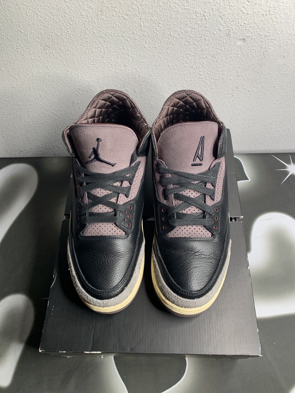 Nike A Ma Maniere X Air Jordan 3 Retro While you were sleeping Size US 11 / EU 44 - 4 Thumbnail