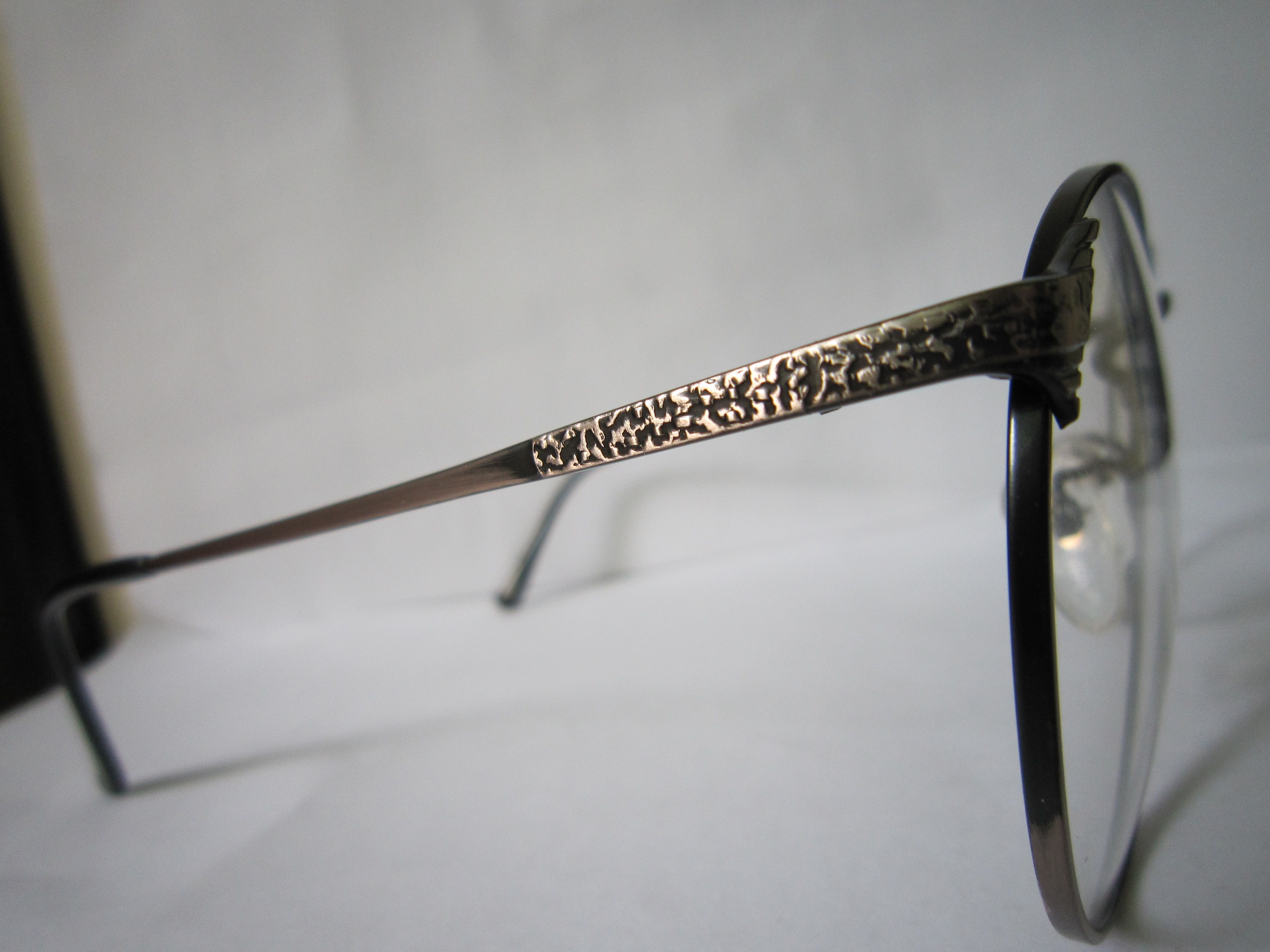 Vintage Vintage 80s TURA Mod 247 Gold Round Eyeglasses Frame Japan Size ONE SIZE - 2 Thumbnail