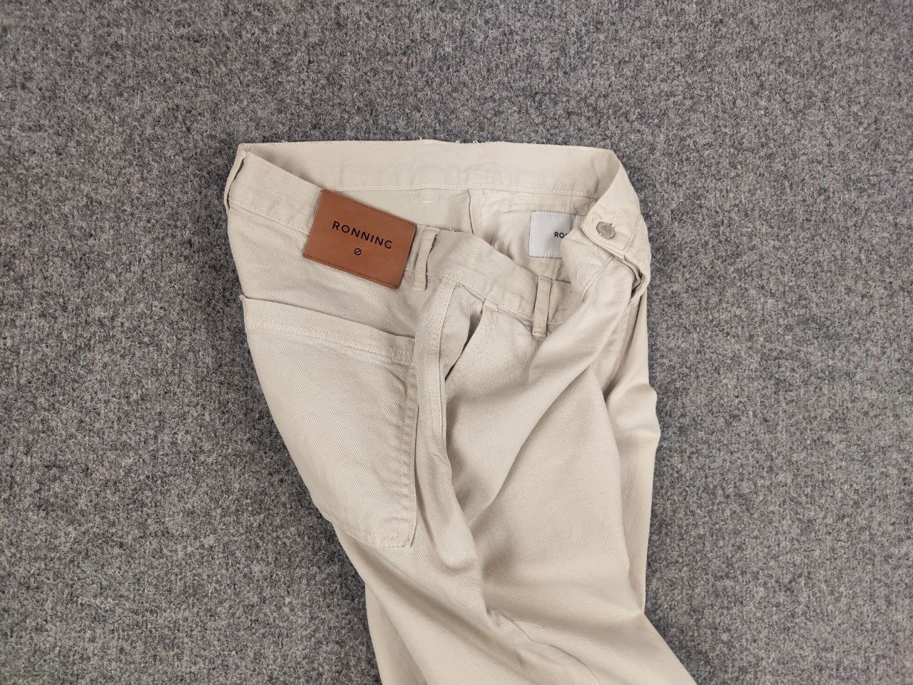 Ronning Ronning Portugal Design Casual beige Denim Jeans Loose Fit Size US 30 / EU 46 - 8 Thumbnail