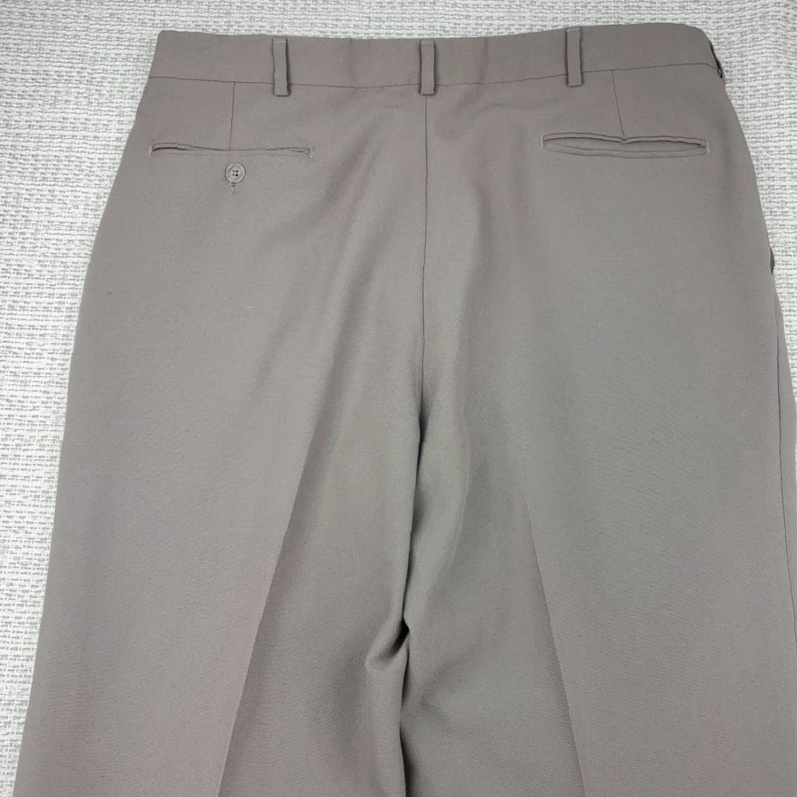 Levi's VINTAGE Levi's Travelers Dress Pants Mens 38X34 Levis Travel Slacks Trousers Brown 90s USA Size US 38 / EU 54 - 3 Thumbnail