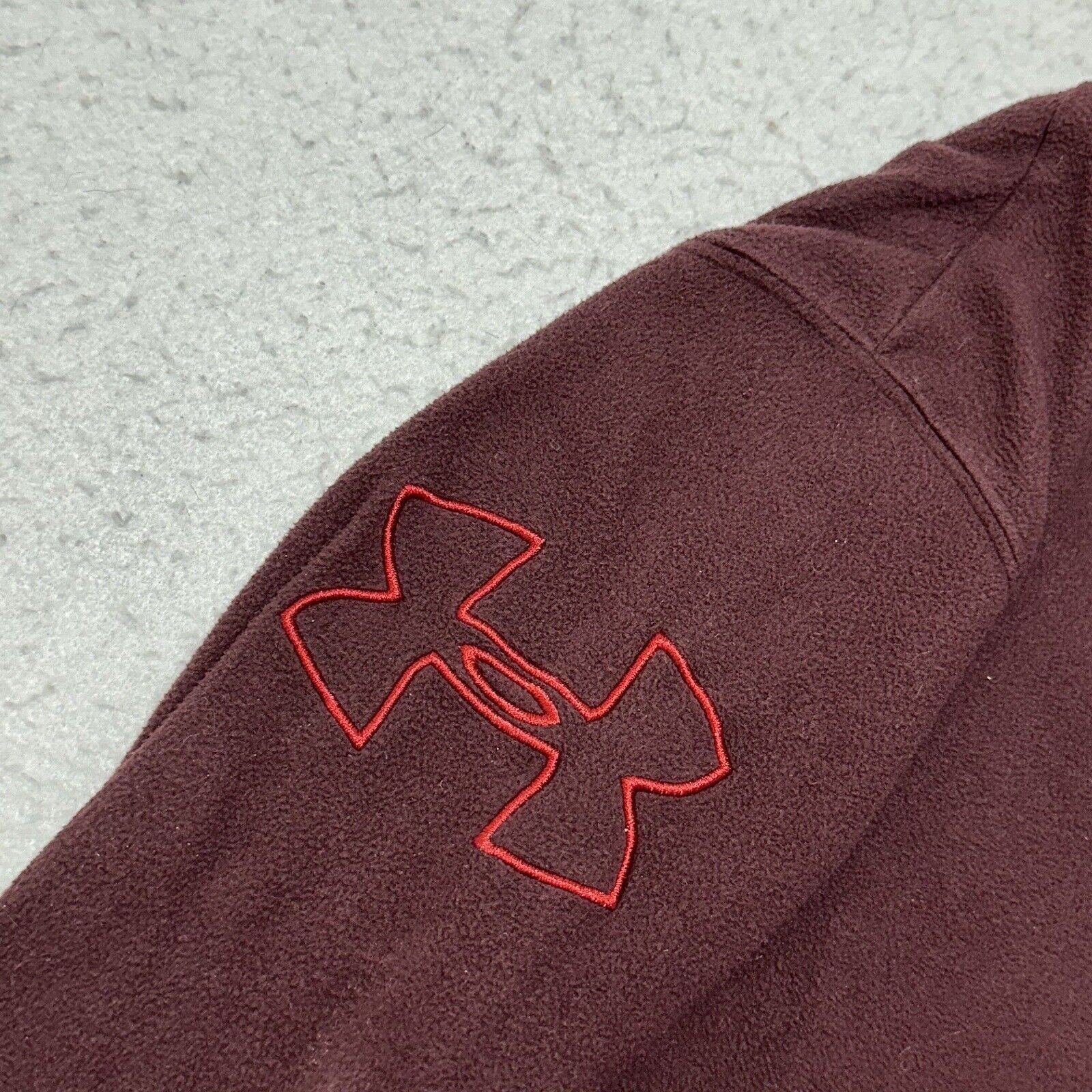 Under Armour Under Armour Medium Loose UA Fever 1/4 Zip Sweatshirt Maroon Size US M / EU 48-50 / 2 - 5 Thumbnail