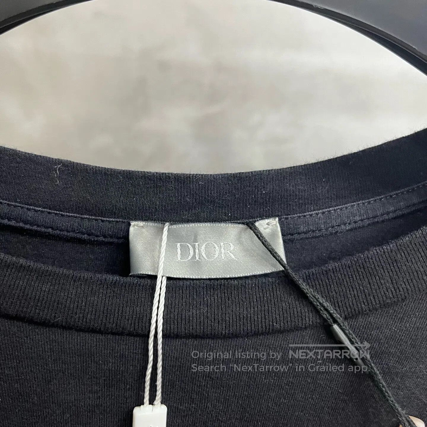 Dior Dior Logo T-shirt with a loose round-neck and short sleeve Size M / US 6-8 / IT 42-44 - 2 Thumbnail