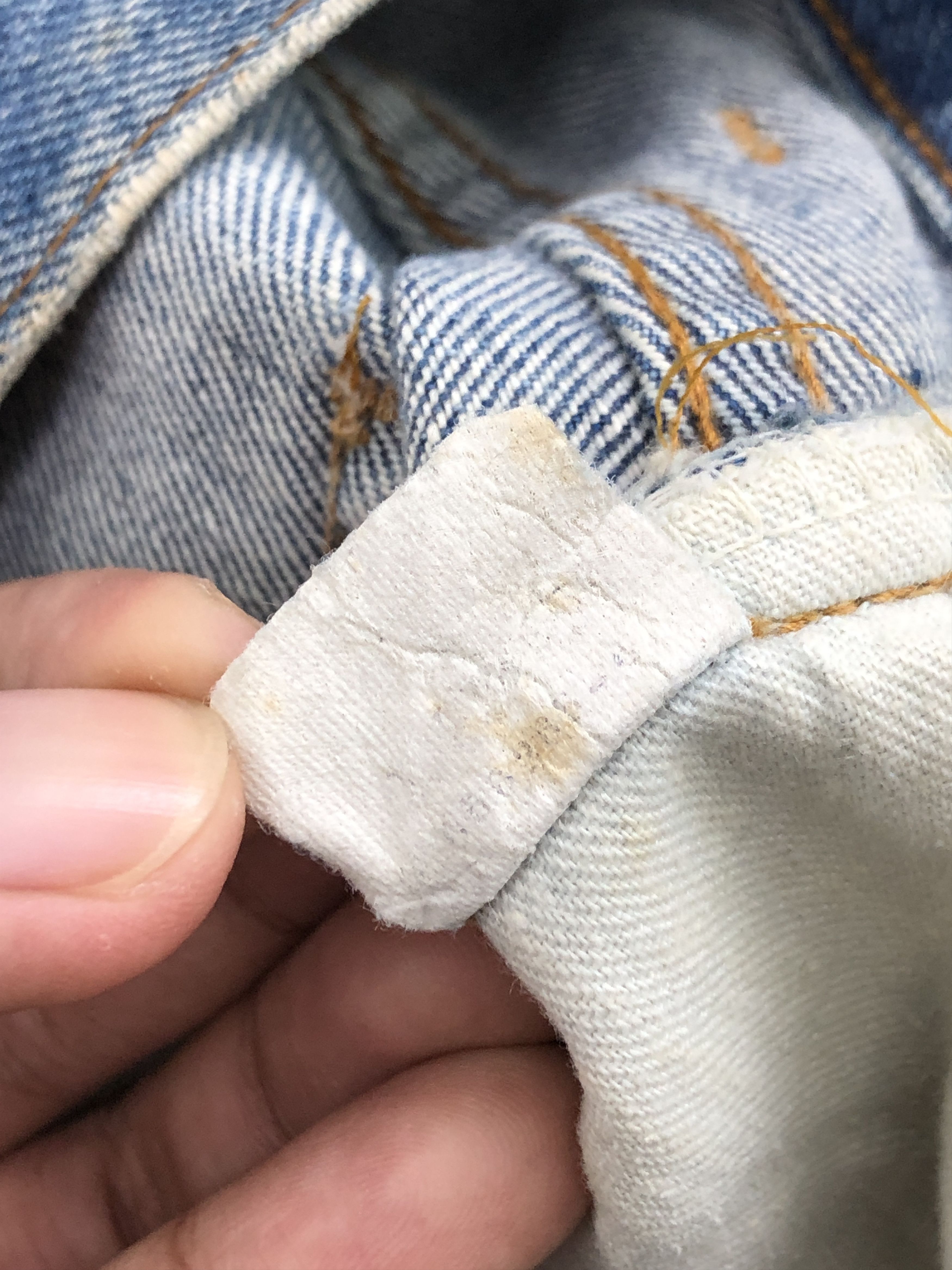 Levi's × Vintage Vintage 80s Levi's 501 Selvedge Stone Washed Denim Jeans Size US 28 / EU 44 - 8 Thumbnail