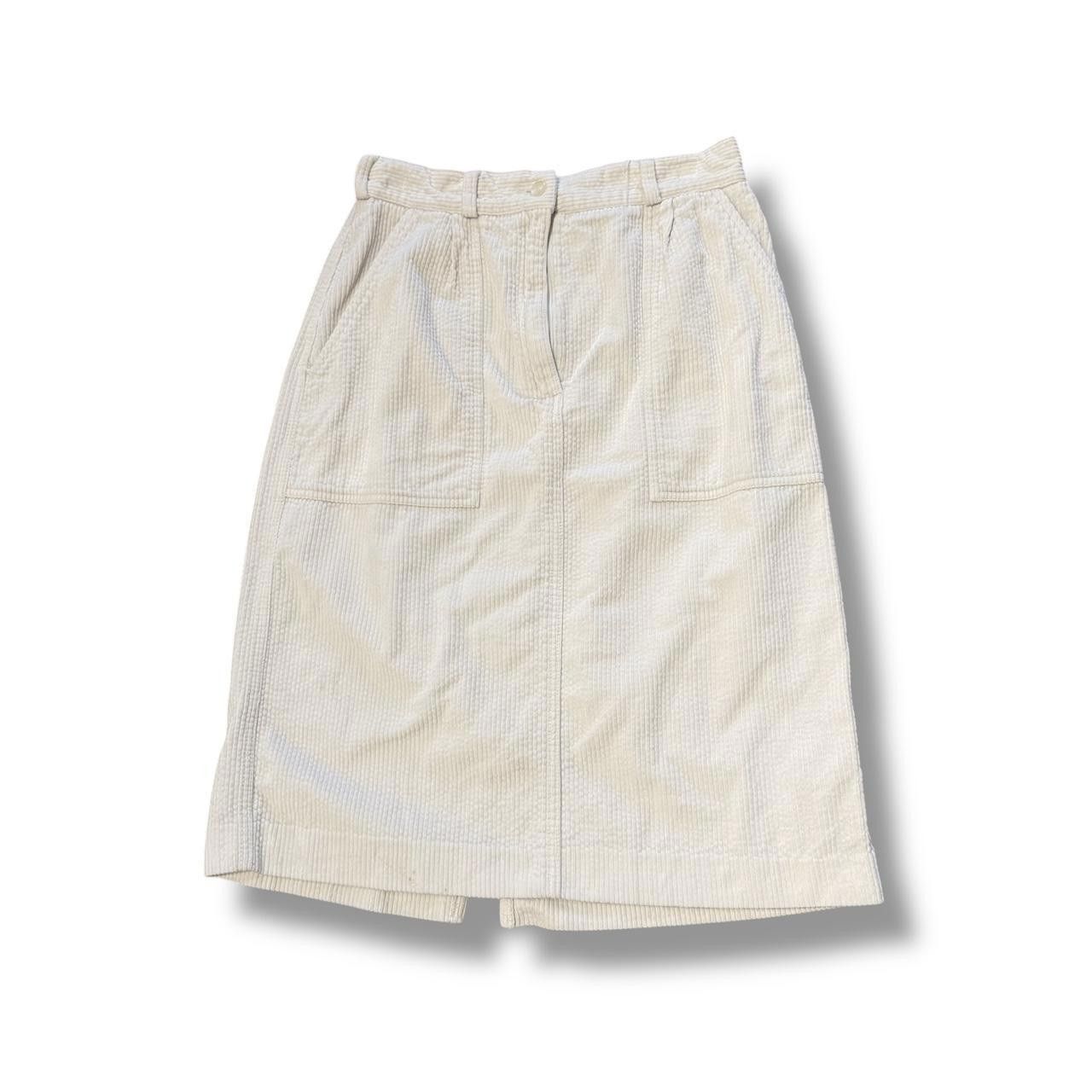 Designer Women's White Skirt Size 34" / US 12 / IT 48 - 1 Thumbnail