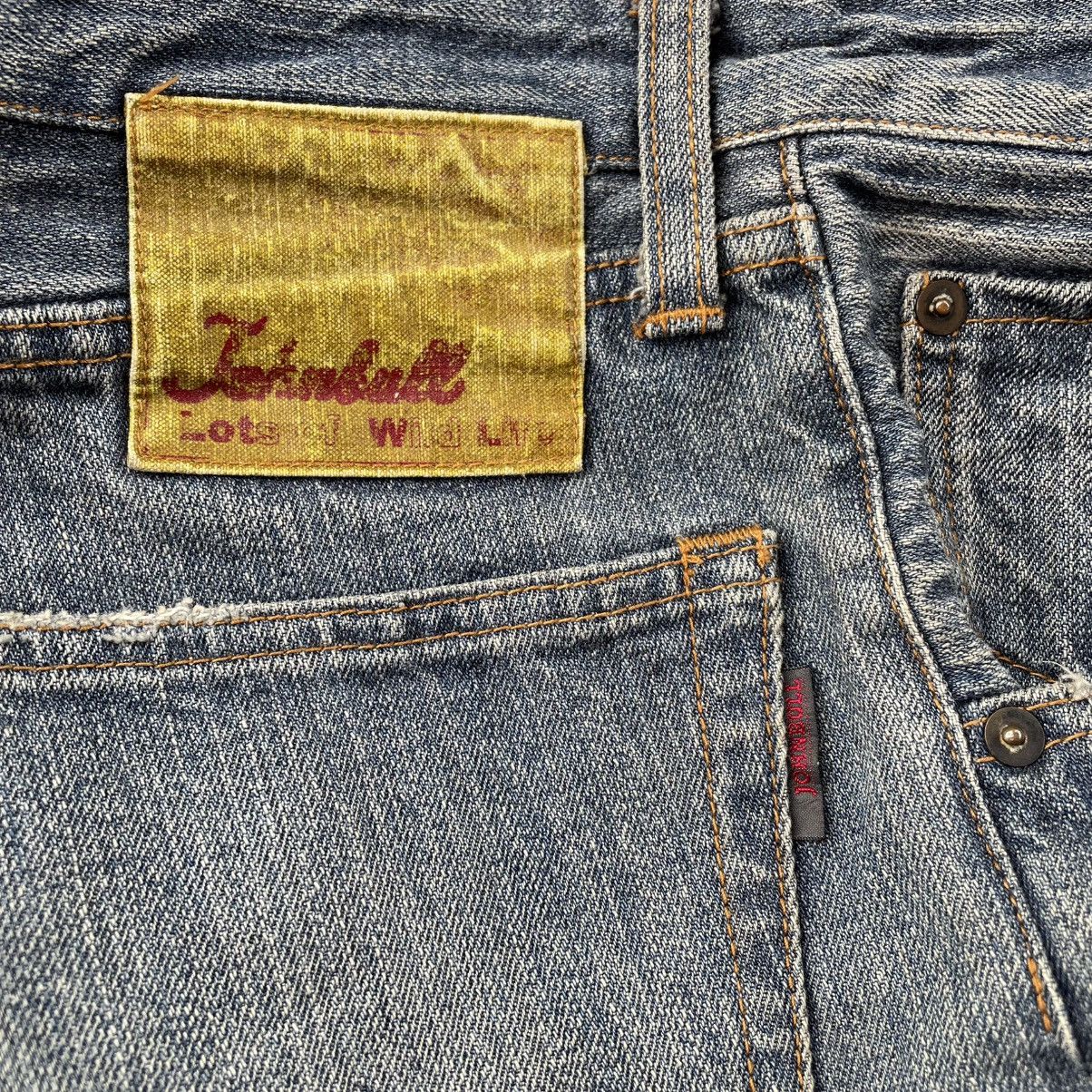 Johnbull 🇯🇵 VINTAGE JOHNBULL SPIRAL CUT WASHED DENIM PANTS Size US 29 - 11 Thumbnail