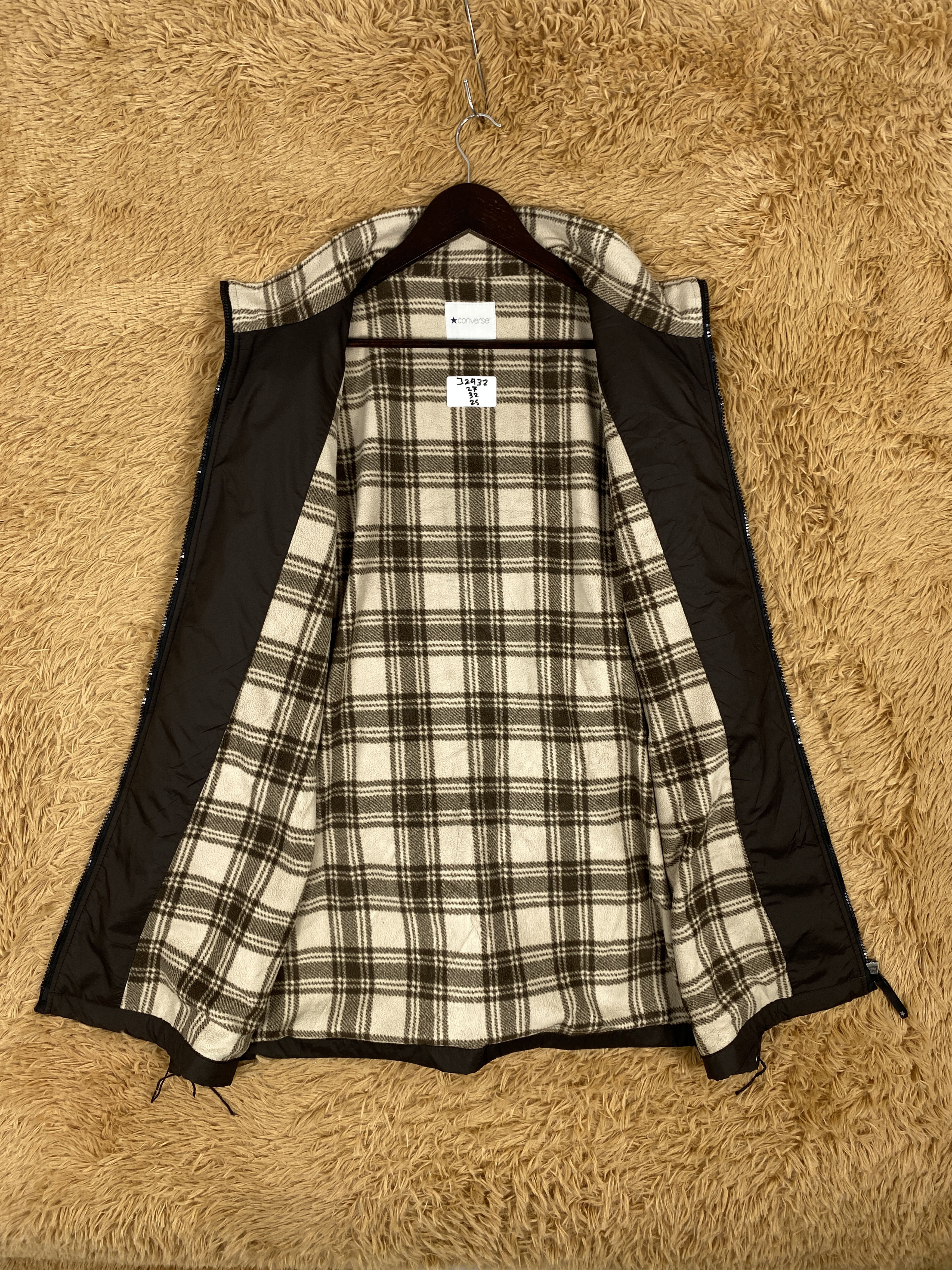 Converse Vintage Converse Checked Lining Jacket Size US L / EU 52-54 / 3 - 8 Thumbnail