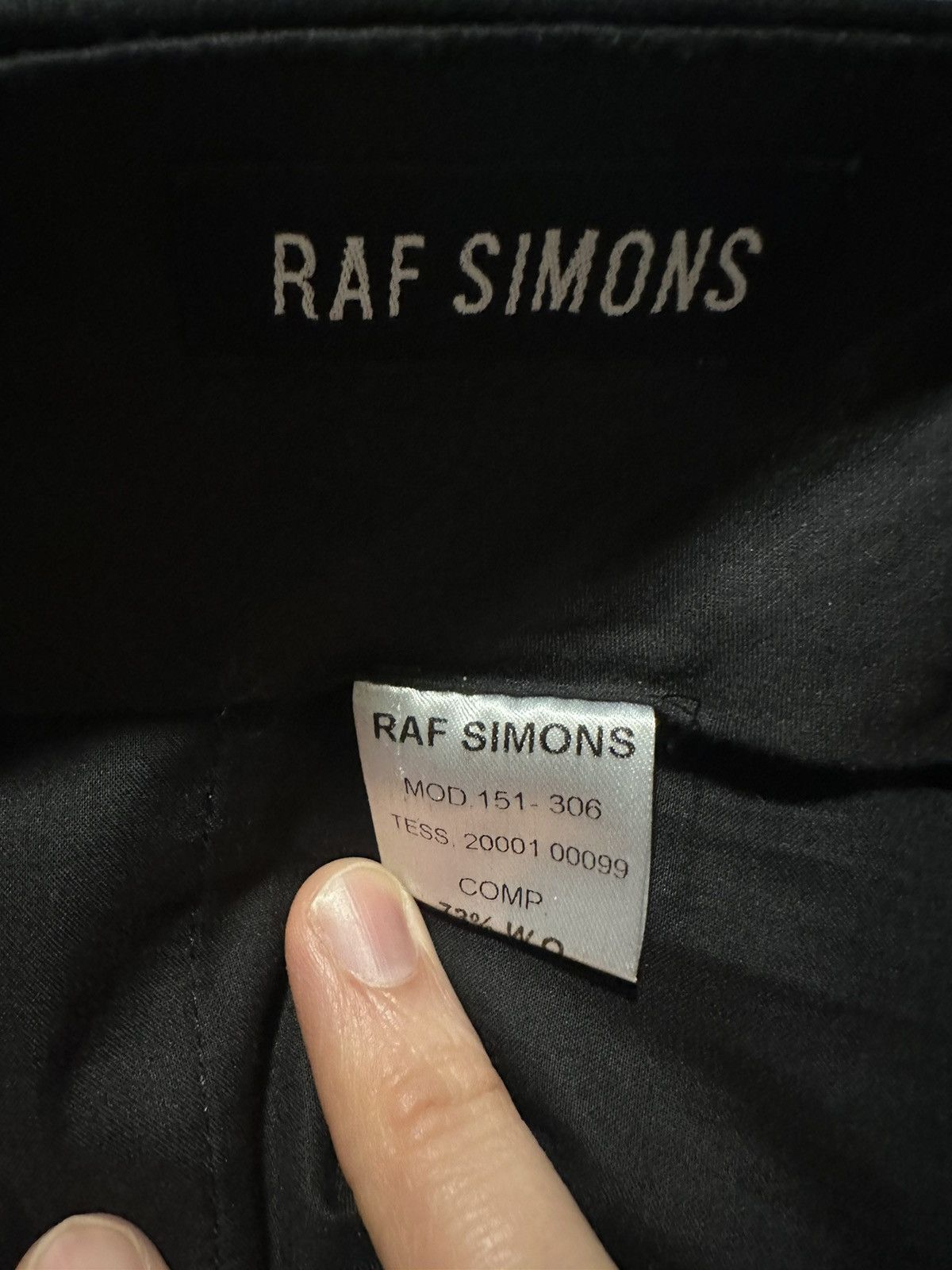 Raf Simons Raf Simons Wool shorts (black) Size US 30 / EU 46 - 11 Thumbnail