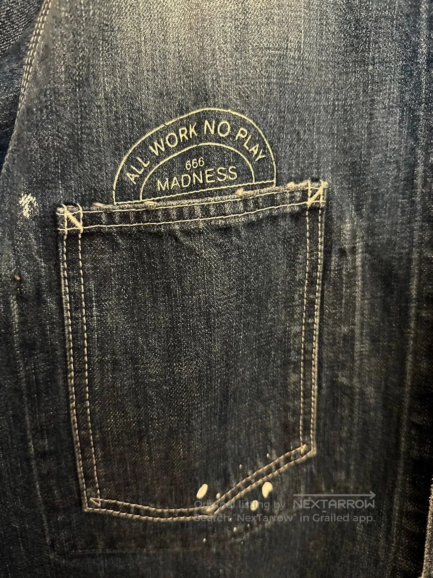 Madness MADNESS 18SS Japanese Railway Denim Jacket. Size US XL / EU 56 / 4 - 2 Thumbnail