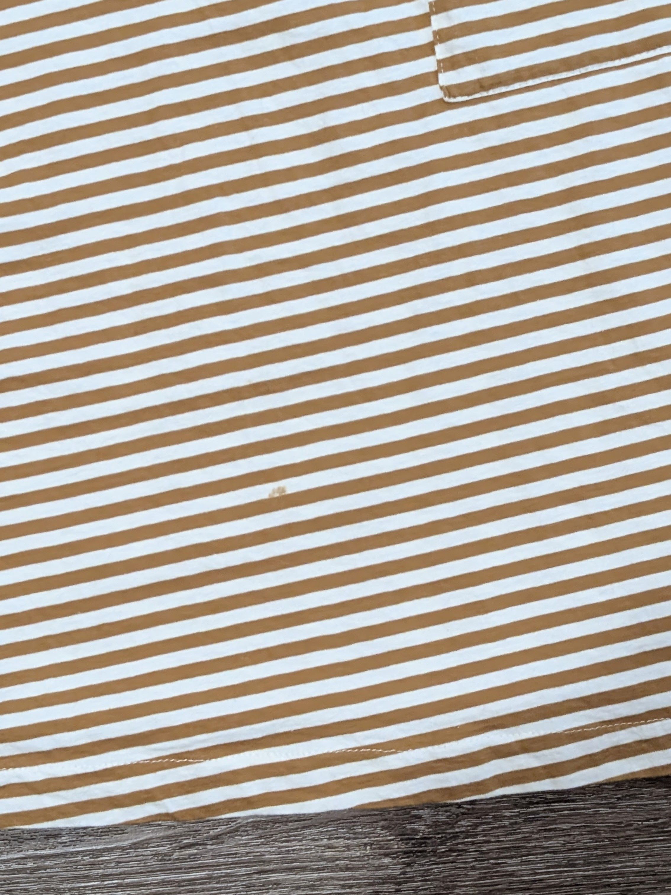 Vintage Vintage Billiard Table yellow striped t-shirt Size US L / EU 52-54 / 3 - 5 Thumbnail