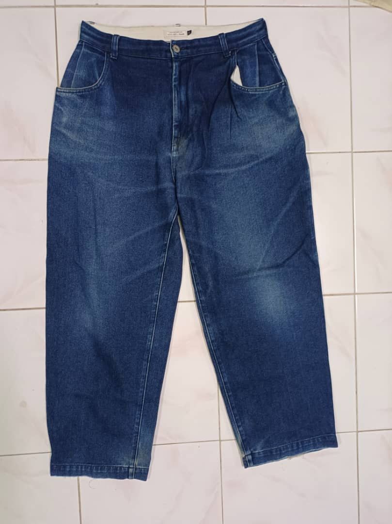 Designer × Japanese Brand × Yohji Yamamoto Niko And Baggy Casual Denim Jeans Yohji Yamamoto style Size US 32 / EU 48 - 1 Thumbnail