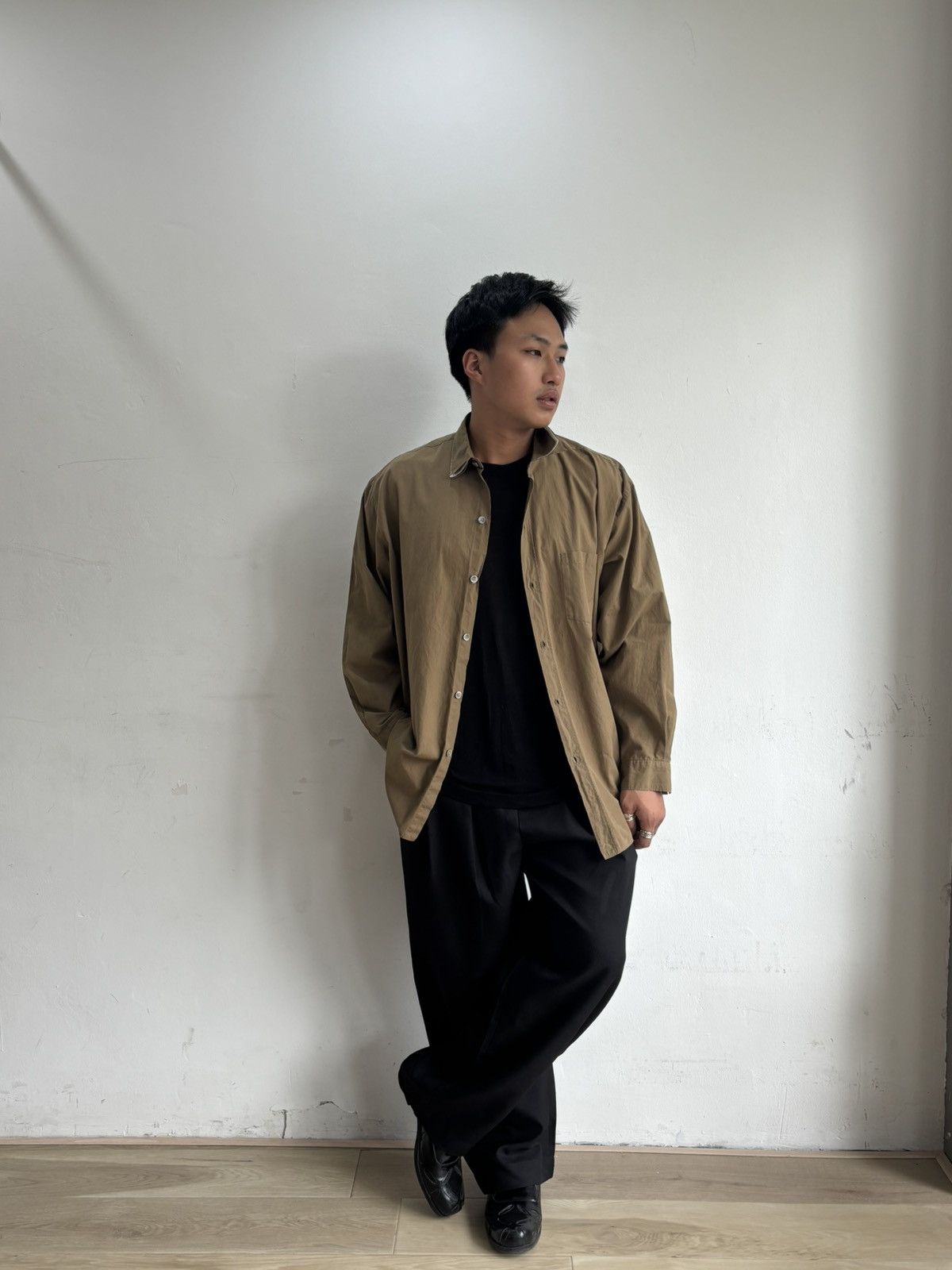 Yohji Yamamoto Yohji Yamamoto Pour Homme 90s 3 collars oversized shirt Size US M / EU 48-50 / 2 - 1 Thumbnail