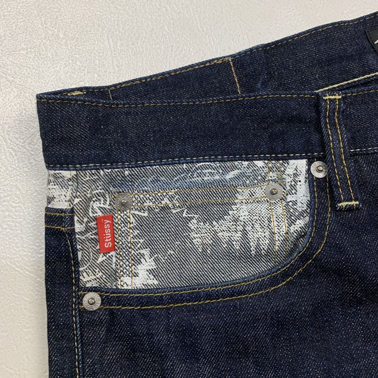 Stussy Stussy rought & rugged workgear printed denim pants Size US 34 / EU 50 - 7 Thumbnail