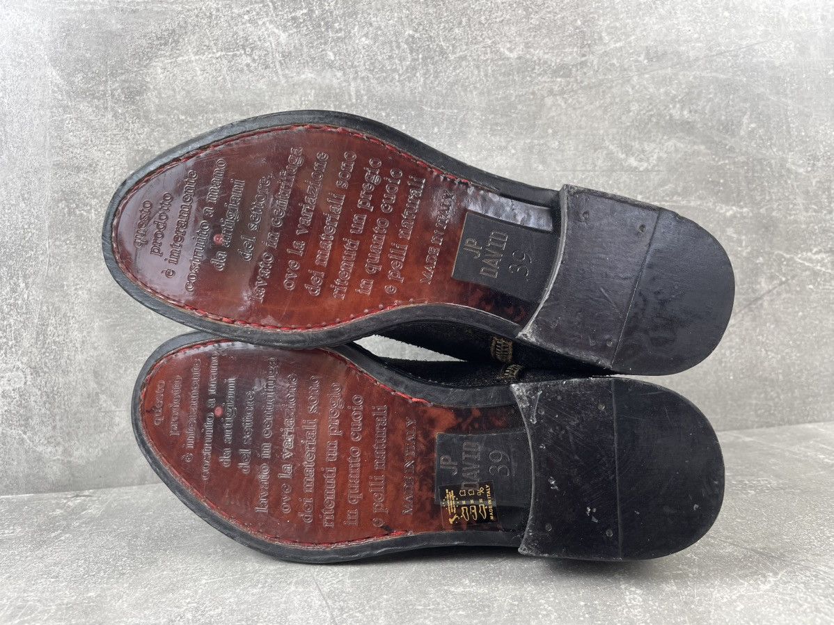 A1923 Avant Garde Handcrafted Zip C.C.Poell Style Suede Boots Size US 9 / IT 39 - 7 Thumbnail