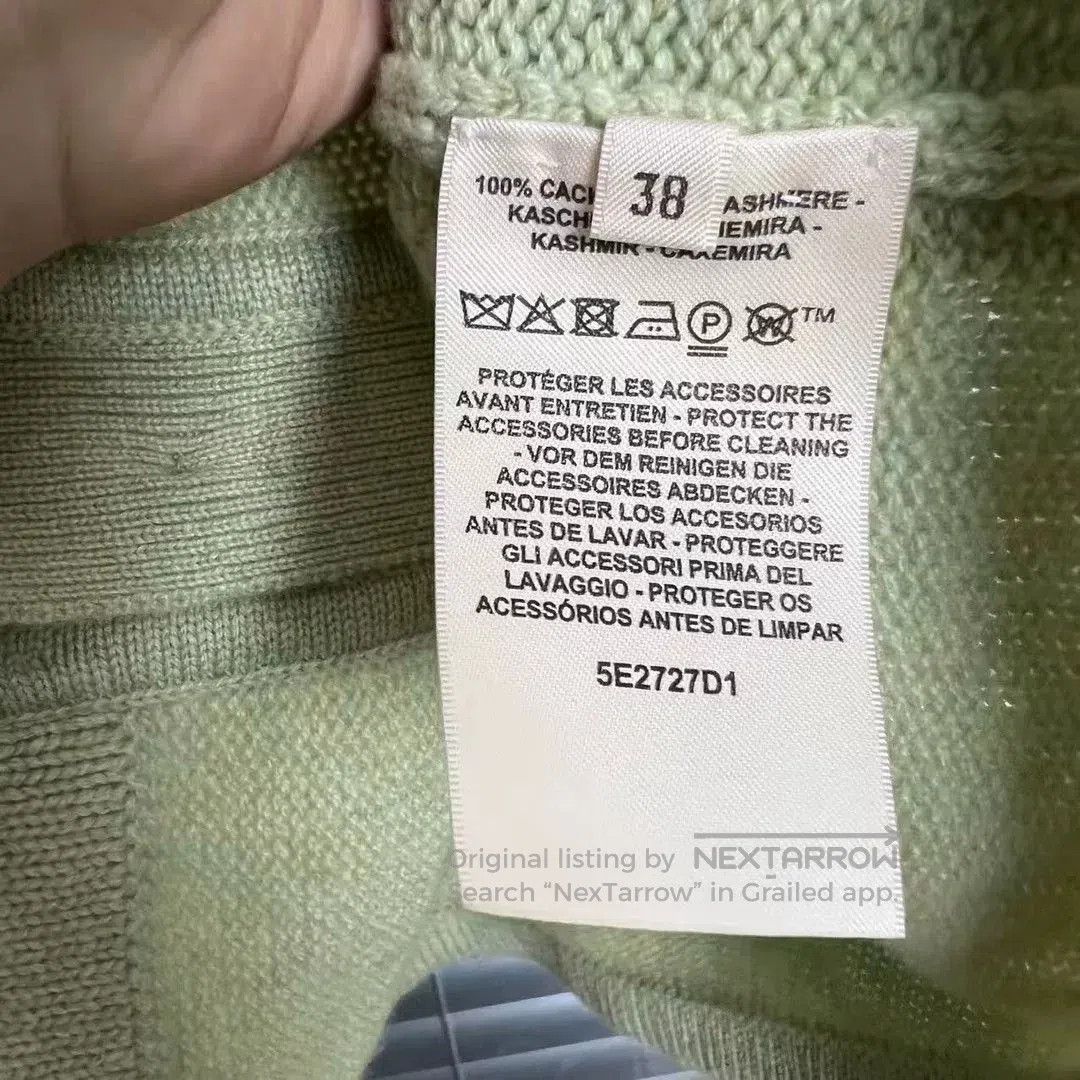 Hermes Hermes Avocado Cashmere Cardigan. Size US L / EU 52-54 / 3 - 5 Thumbnail
