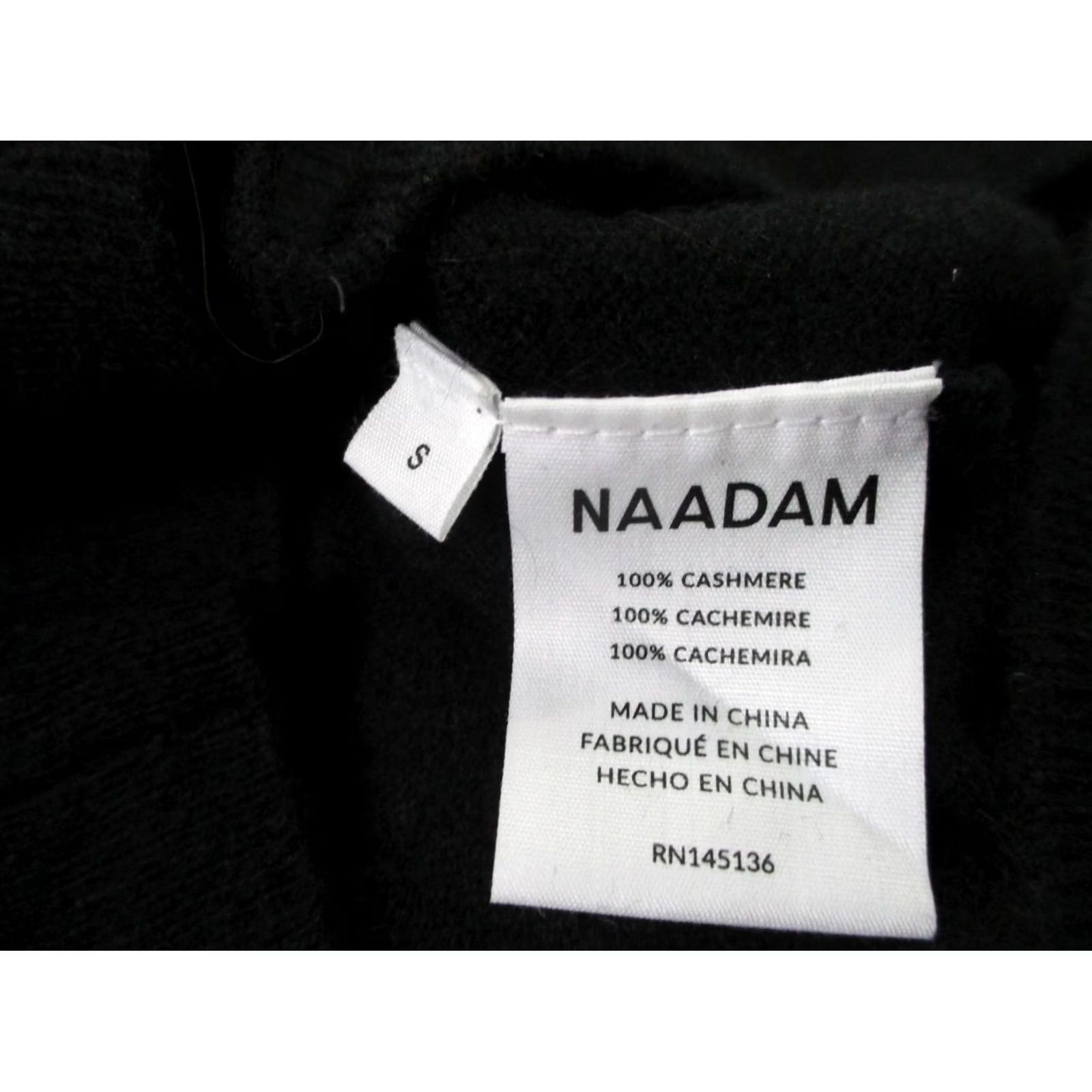 NAADAM Naadam Sweater Women S Pullover V Neck Pullover Sinfully Soft Devil Logo NEW Shirt Pullover Women Black Cotton Knit Regular Size S Mens/Womens Size S / US 4 / IT 40 - 7 Thumbnail