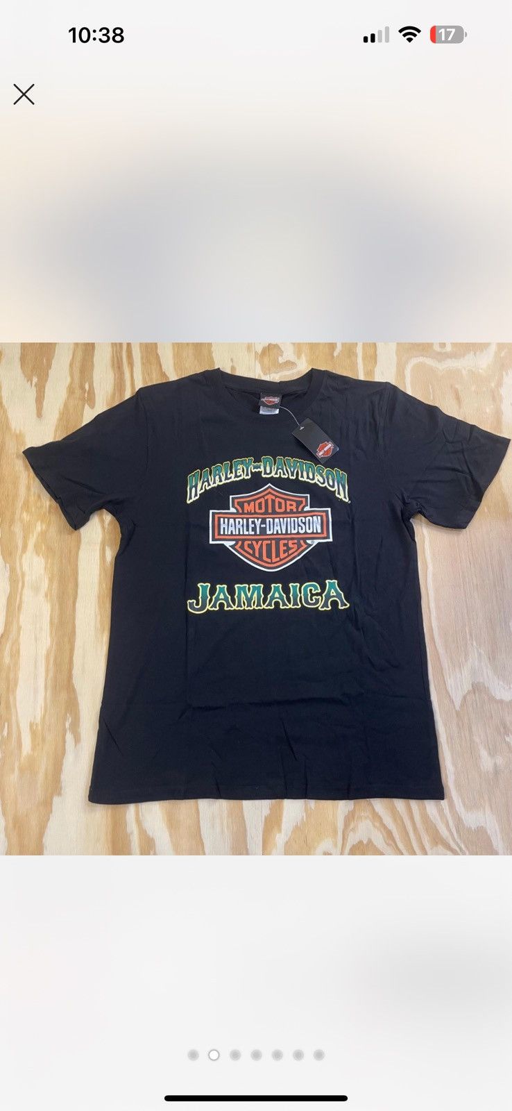 Harley Davidson Vintage Jamaica Harley Davidson Tshirt Size US L / EU 52-54 / 3 - 2 Thumbnail