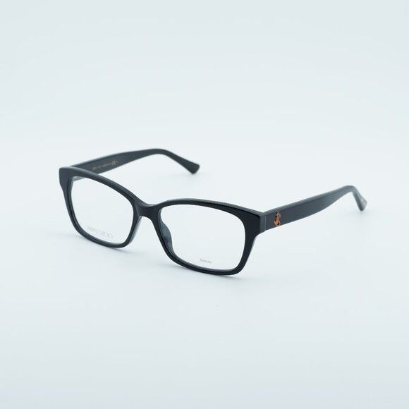 Jimmy Choo Jimmy Choo JC270 0807 00 Eyeglasses Shiny Black 53mm Size ONE SIZE - 1 Thumbnail