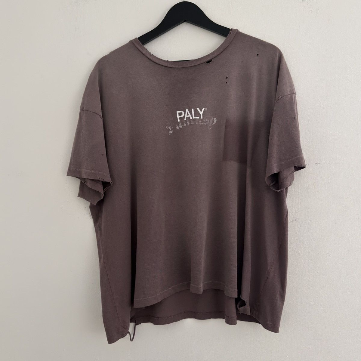 Paly Hollywood PALY Core Logo Tee Brown Distressed Size US M / EU 48-50 / 2 - 1 Thumbnail