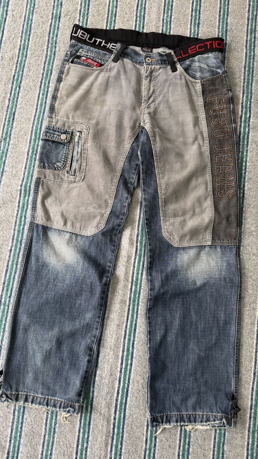 Fubu Fubu Collection Parachute Baggy Jeans. Size US 37 - 4 Thumbnail