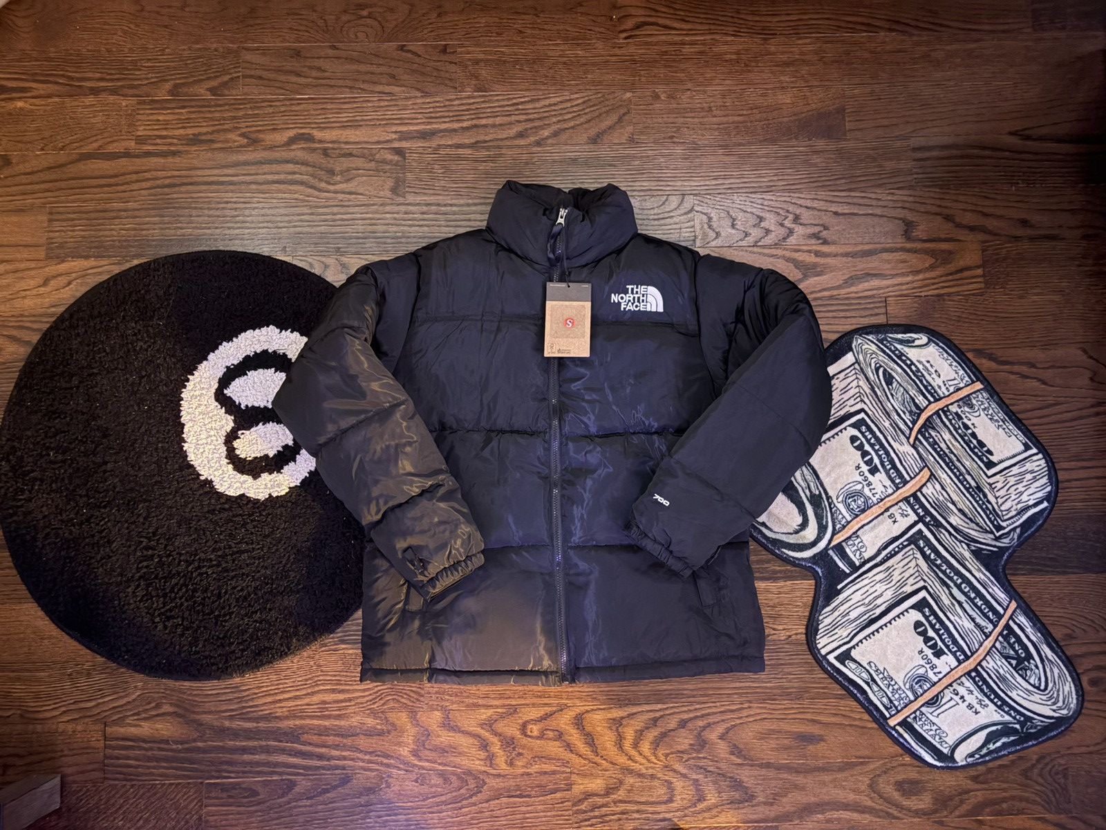 Black The North Face 1996 retro puffer jacket