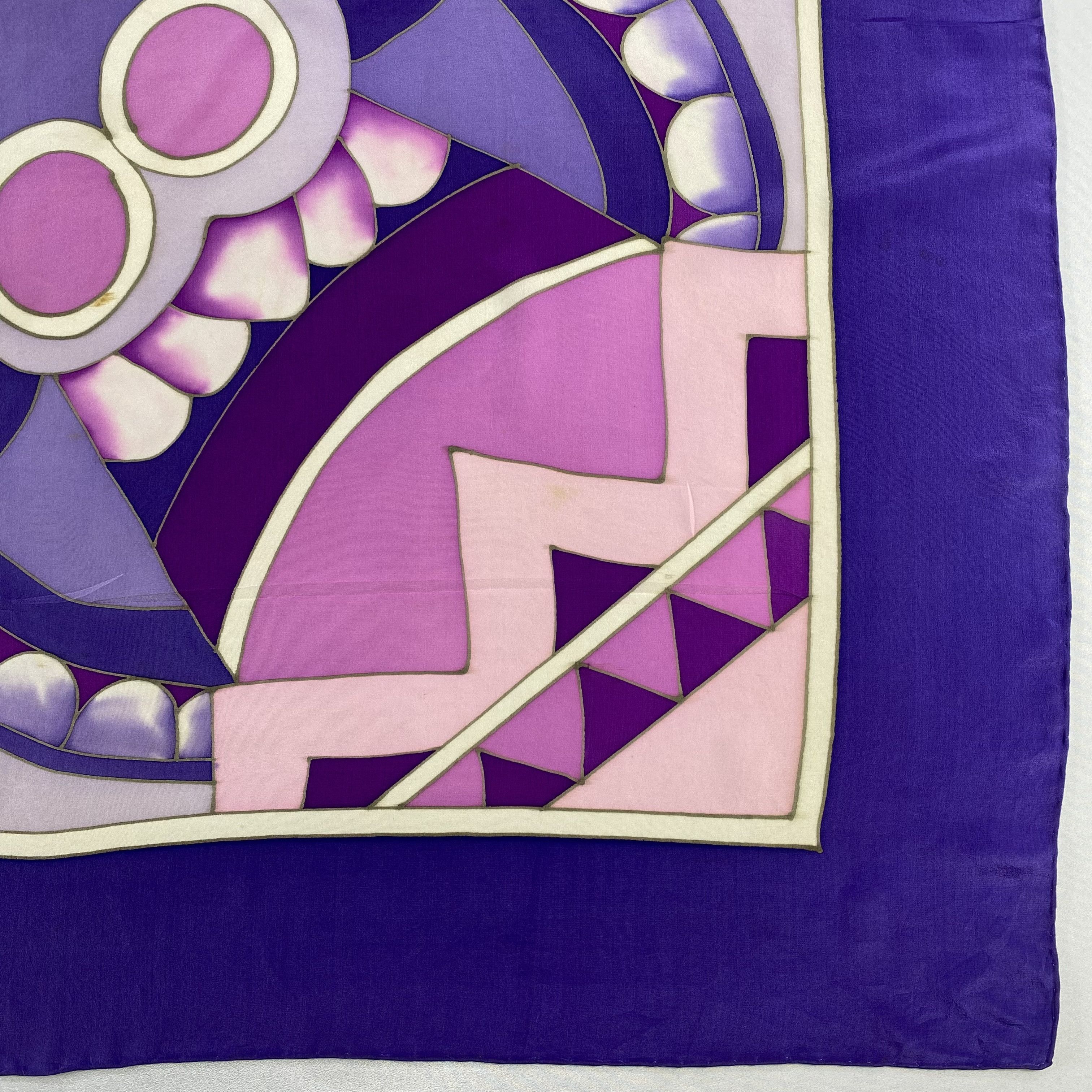 Handmade × Japanese Brand × Vintage Vintage Abstract Silk Scarf SS034 Size ONE SIZE - 4 Thumbnail