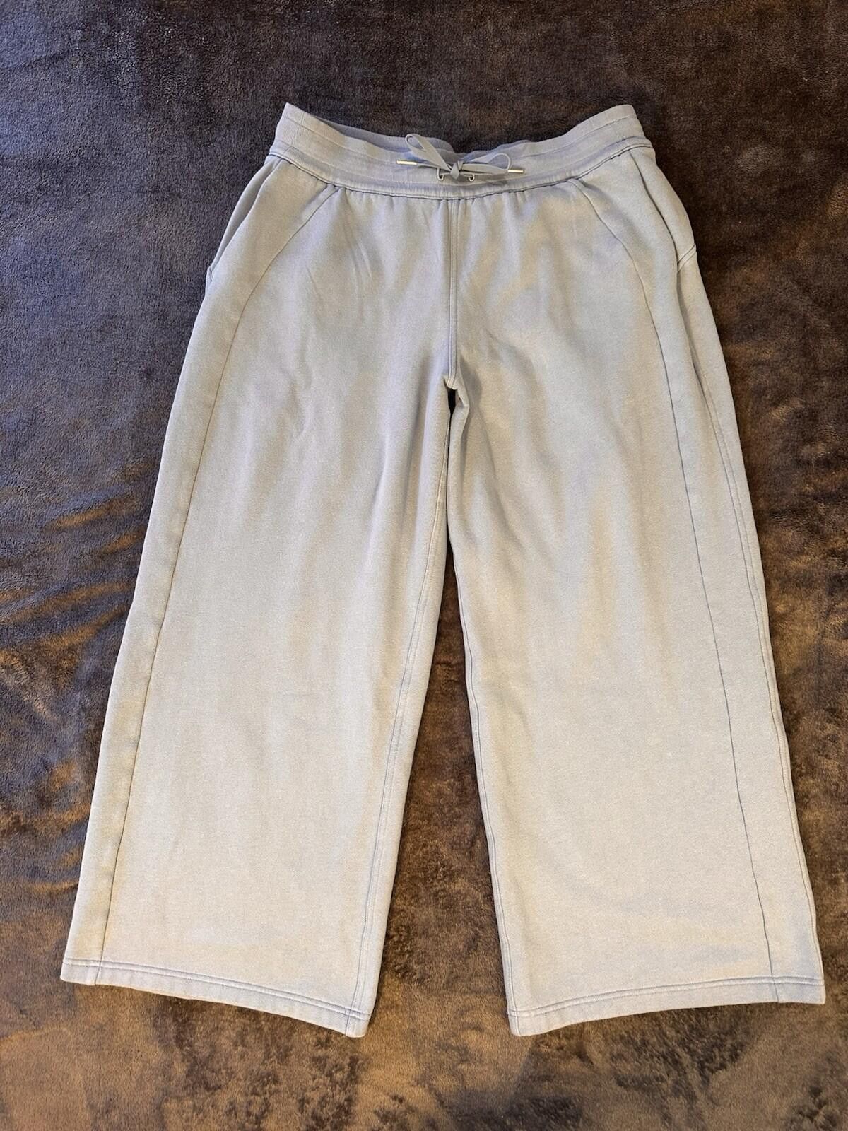 Lululemon Lululemon Women’s XL Wide Leg Scuba Mid-Rise Pant Pitch Blue Size 40" / US 18 - 1 Thumbnail