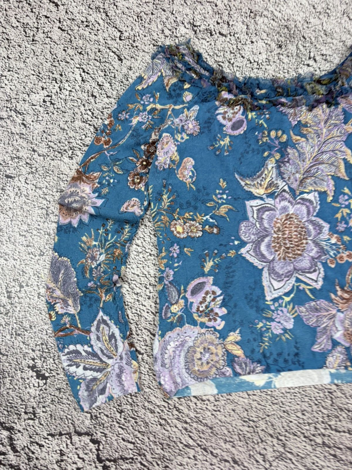 Blumarine Vintage Blumarine Y2K Floral Ruffle Wool Knit Top Size XL / US 12-14 / IT 48-50 - 12 Thumbnail